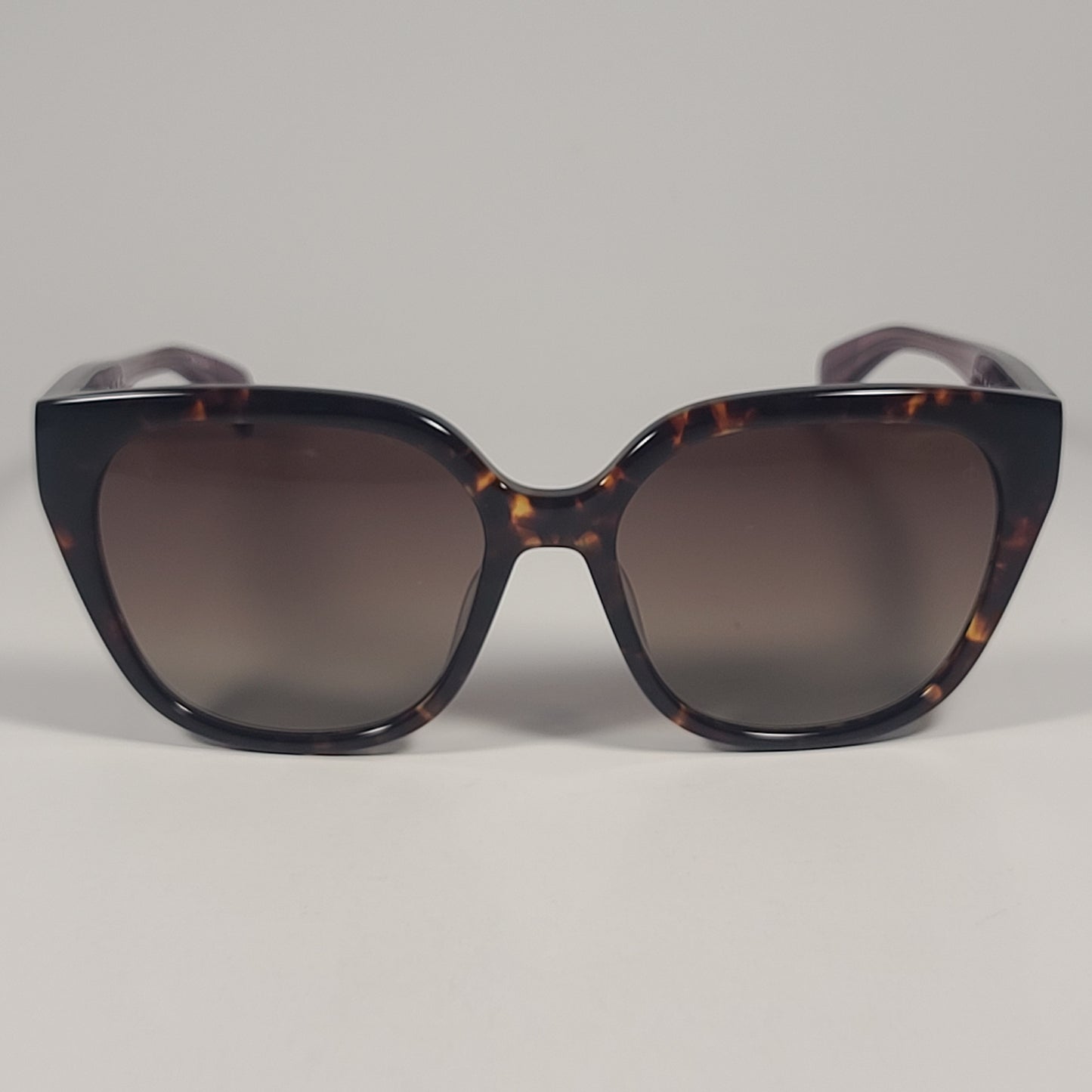 RAG & BONE RNB1073/S 086 HA Square Sunglasses Havana Frame Brown Gradient Lens - Sunglasses