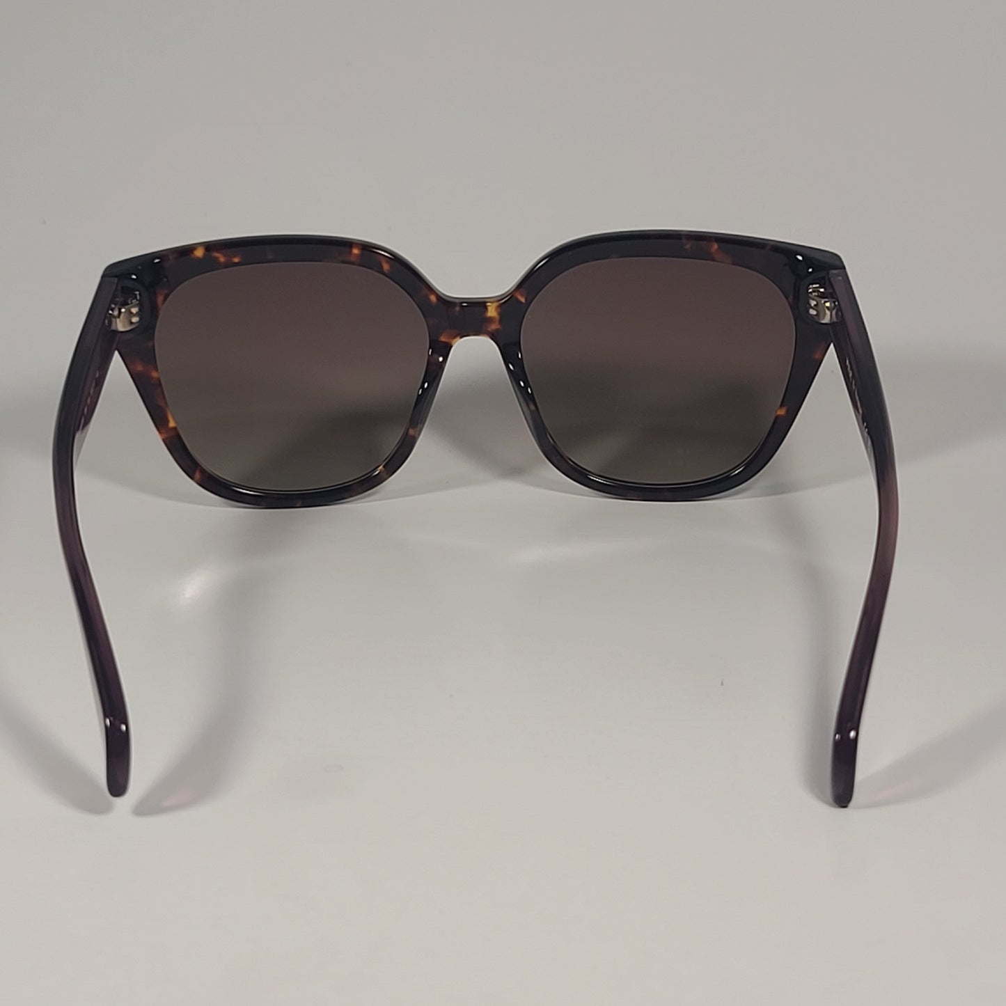 RAG & BONE RNB1073/S 086 HA Square Sunglasses Havana Frame Brown Gradient Lens - Sunglasses