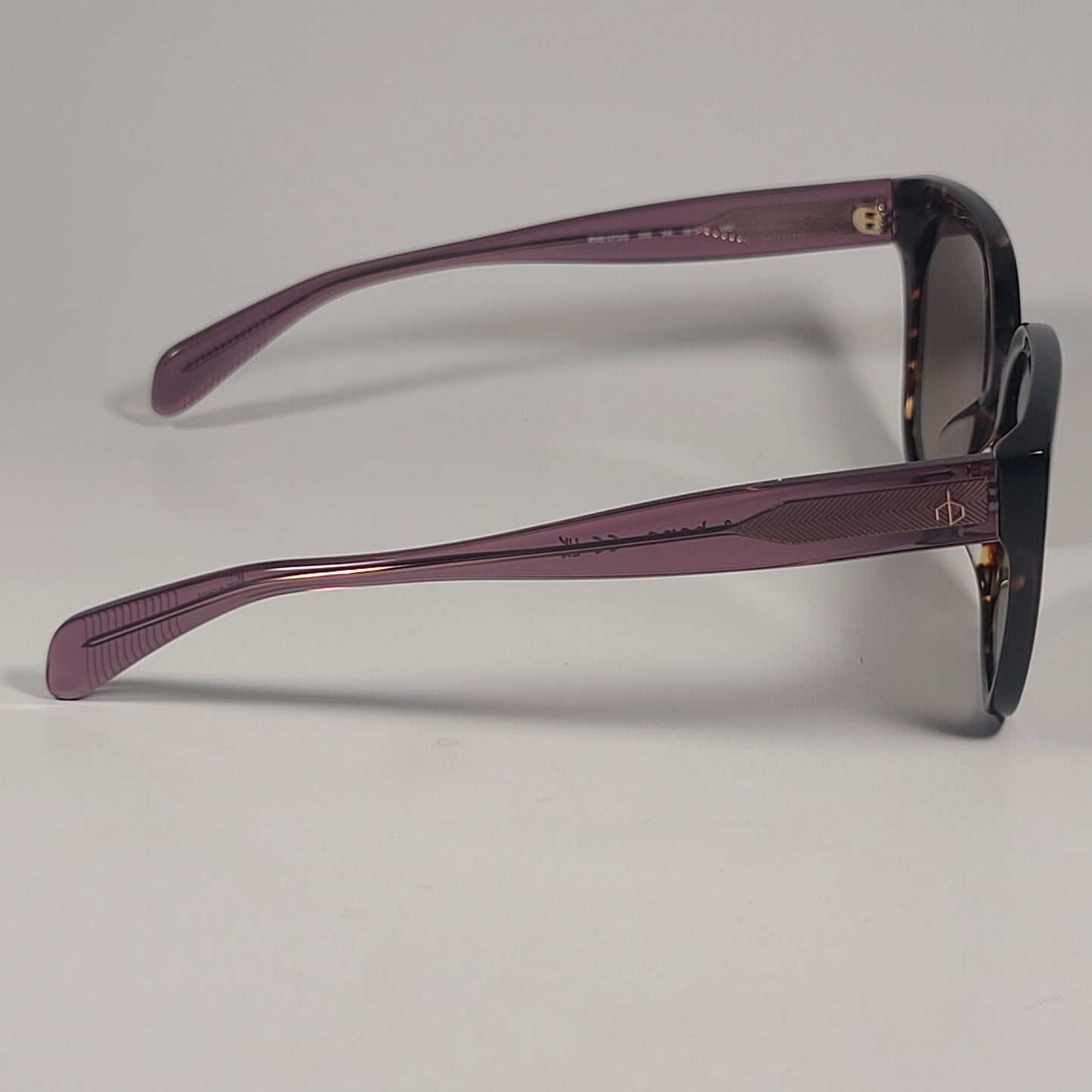 RAG & BONE RNB1073/S 086 HA Square Sunglasses Havana Frame Brown Gradient Lens - Sunglasses