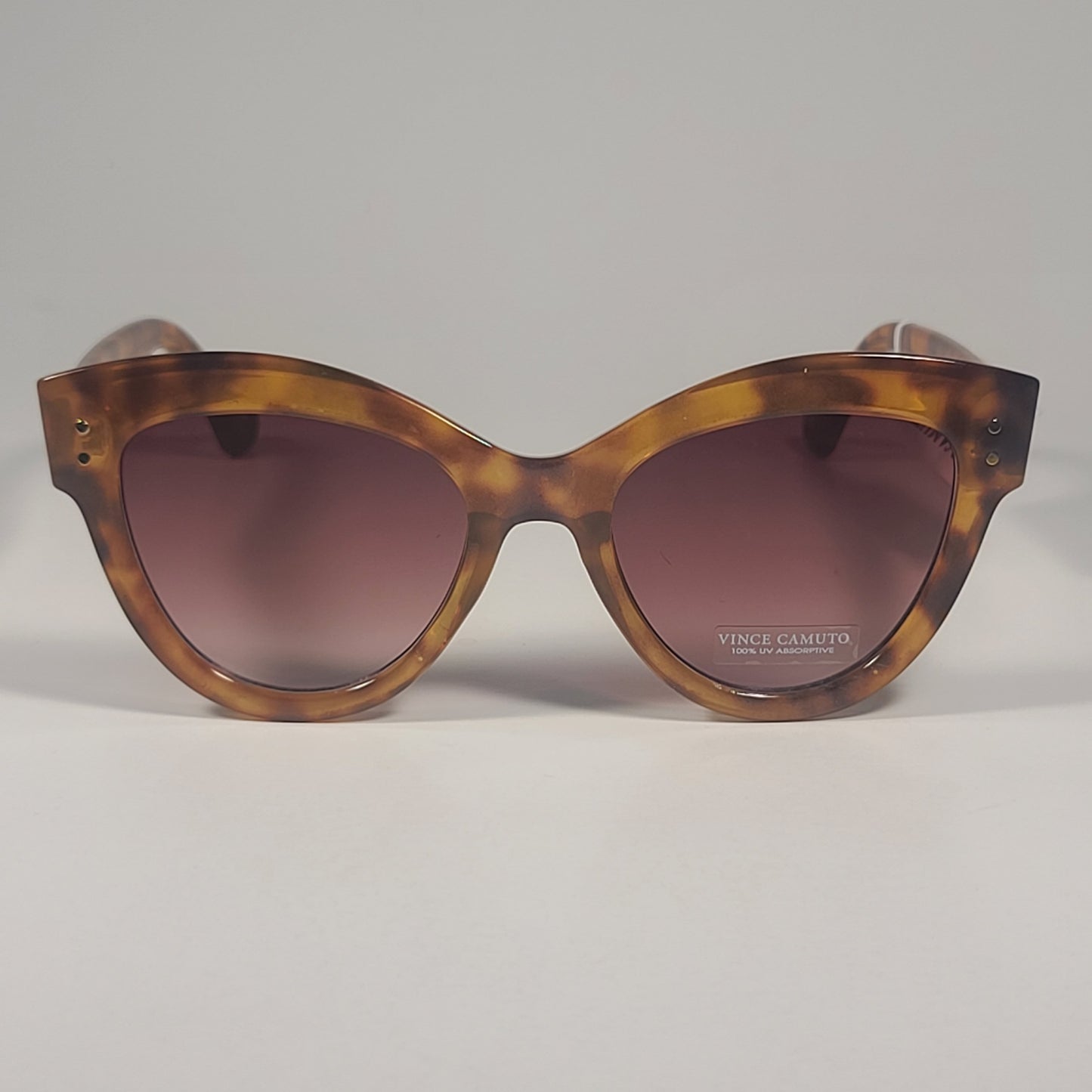 Vince Camuto VC1134 TS Cat Eye Sunglasses Brown Tortoise Brown Gradient Lens Sunglasses