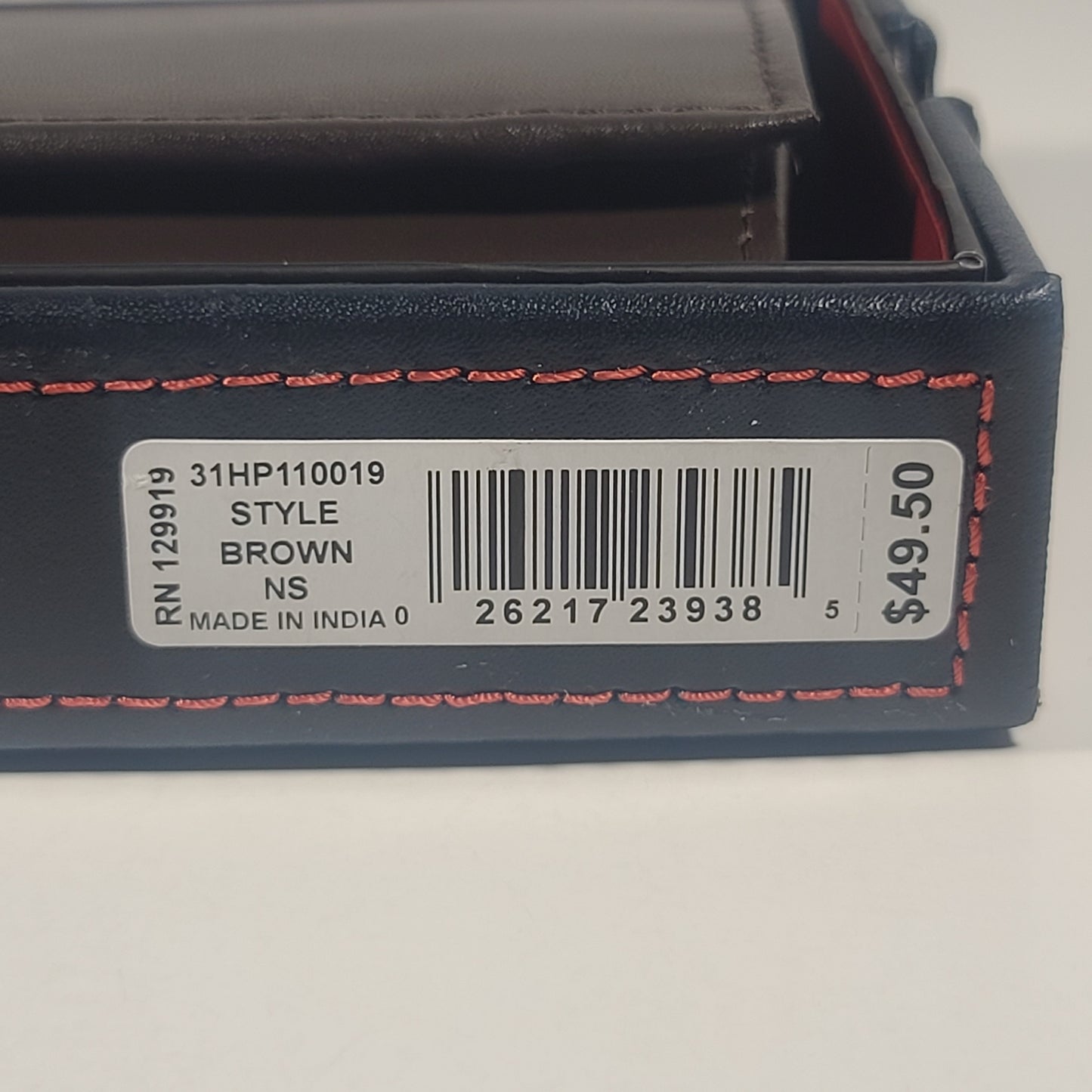 Tommy Hilfiger Men’s Trifold Brown Leather RFID Protection Wallet And Valet 31HP110019 - Wallets