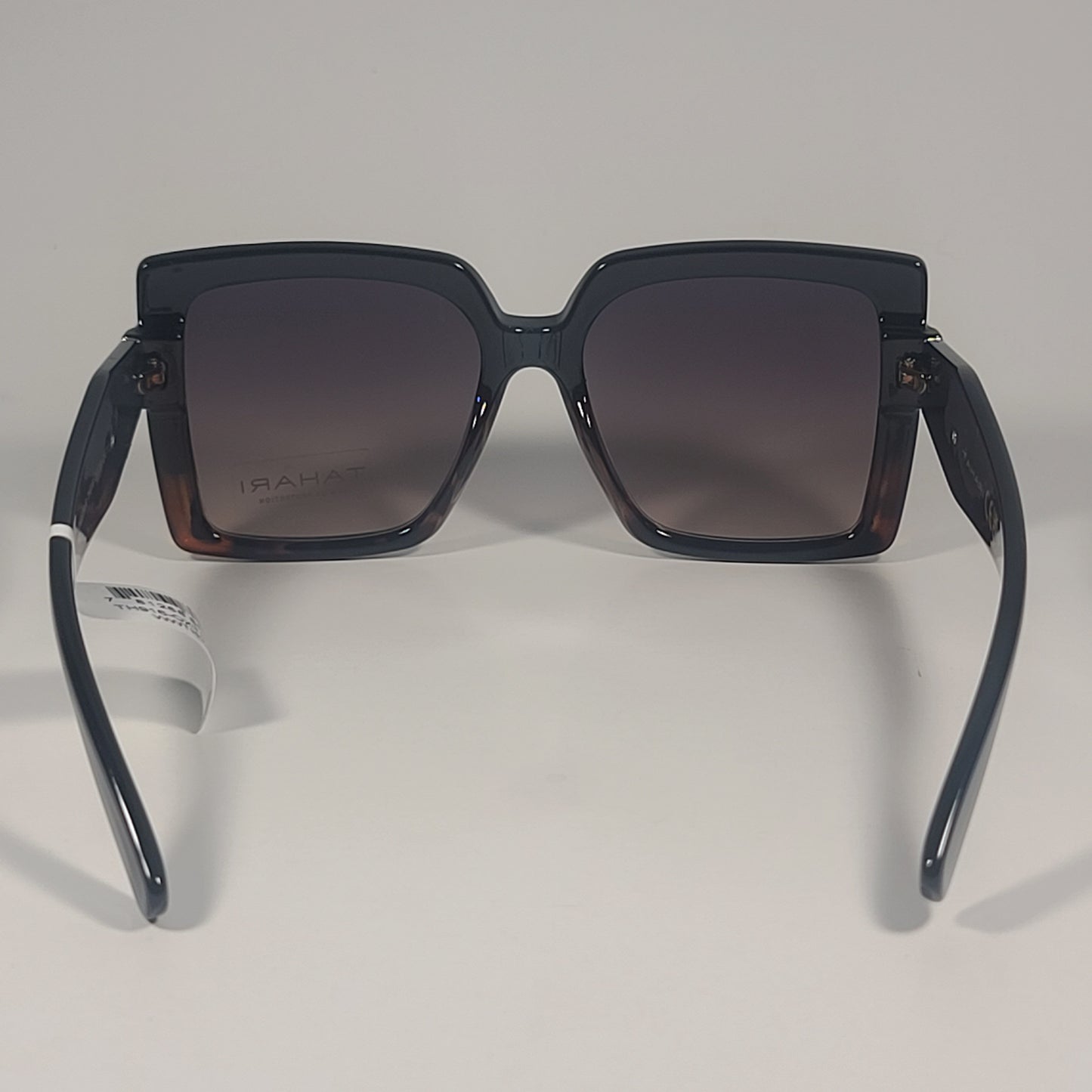 Tahari TH916 OXTS Oversize Butterfly Sunglasses Black Brown Tortoise Gradient - Sunglasses