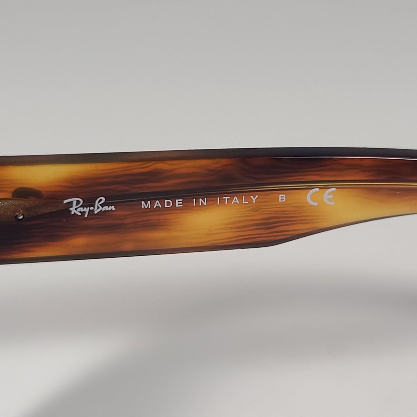 Ray-Ban RB2196 954/31 Blair Sunglasses Striped Havana Frame Green Lens 64mm - Sunglasses