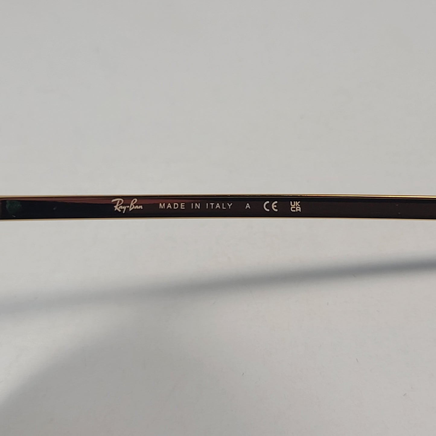 Ray-Ban RB2219 1371/R5 Olympian Aviator Sunglasses Transparent Green Gold Blue Lens - Sunglasses