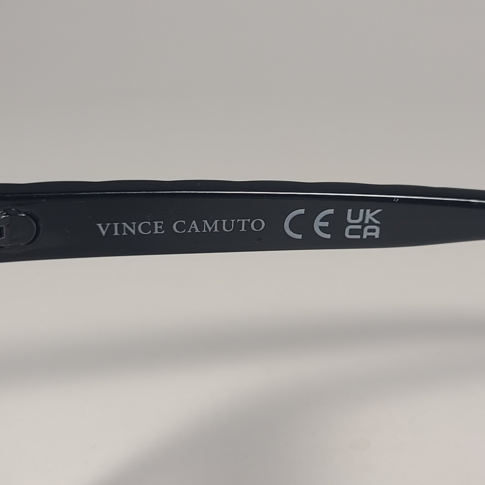 Vince Camuto VC1188 OX Cat Eye Sunglasses Shiny Black Frame Smoke Gradient Lens - Sunglasses