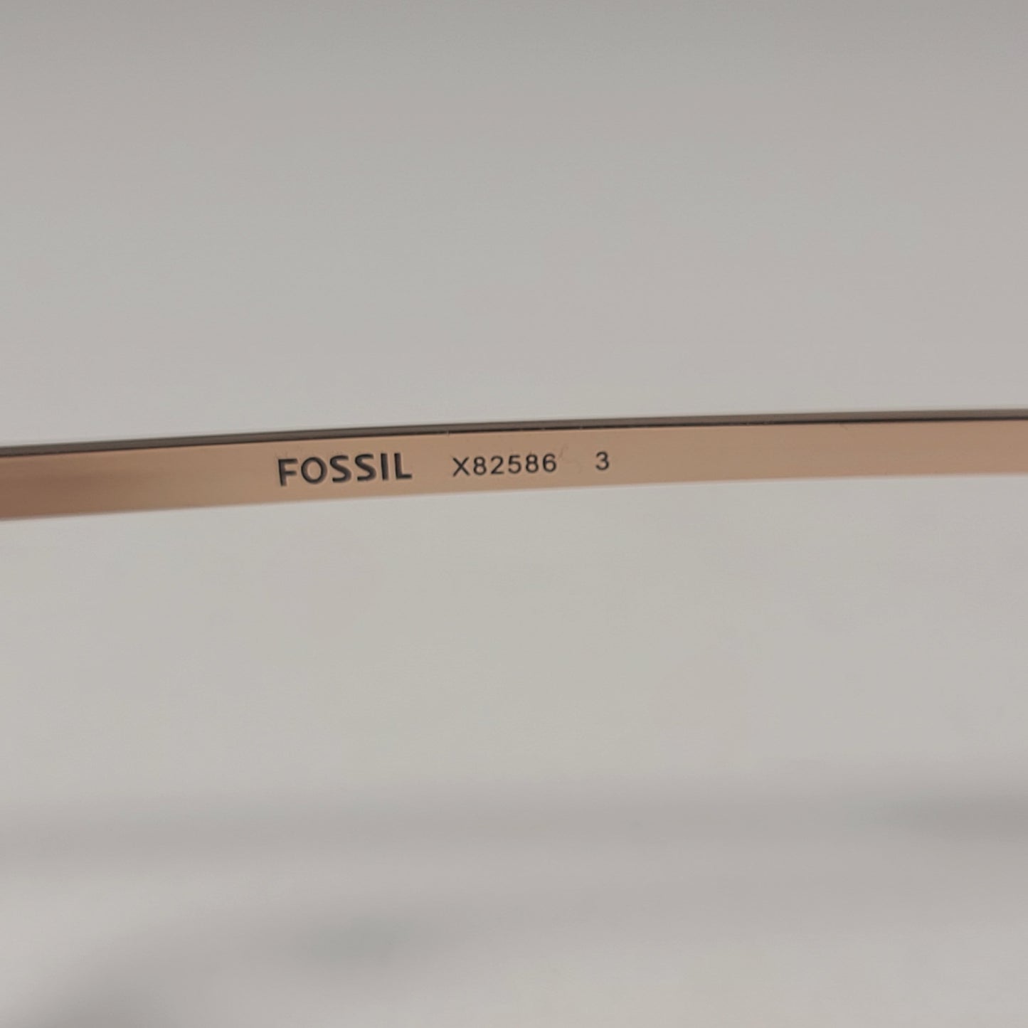 Fossil FW5 Aviator Sunglasses Semi Rim Metal Gold Tone Metal and Brown Tortoise Frame Brown Gradient Lens - Sunglasses