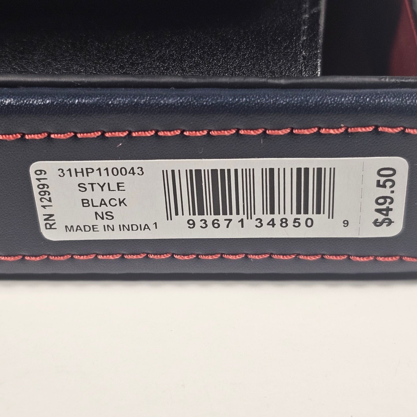 Tommy Hilfiger Men Trifold Black Leather RFID Wallet And Valet Passcase 31HP110043