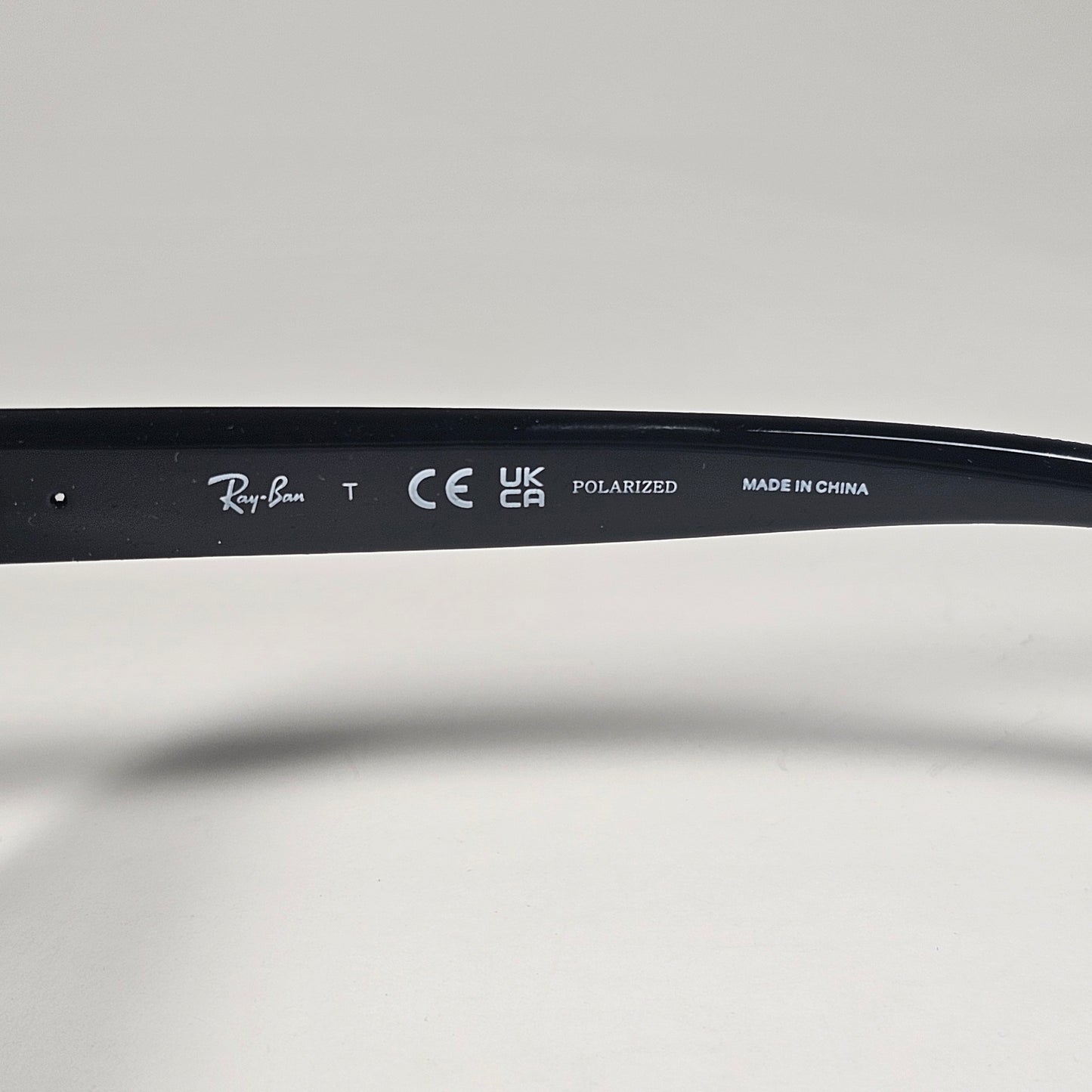 Ray-Ban RB4161 601/58 Polarized Rectangle Highstreet Sunglasses Black Green Lens