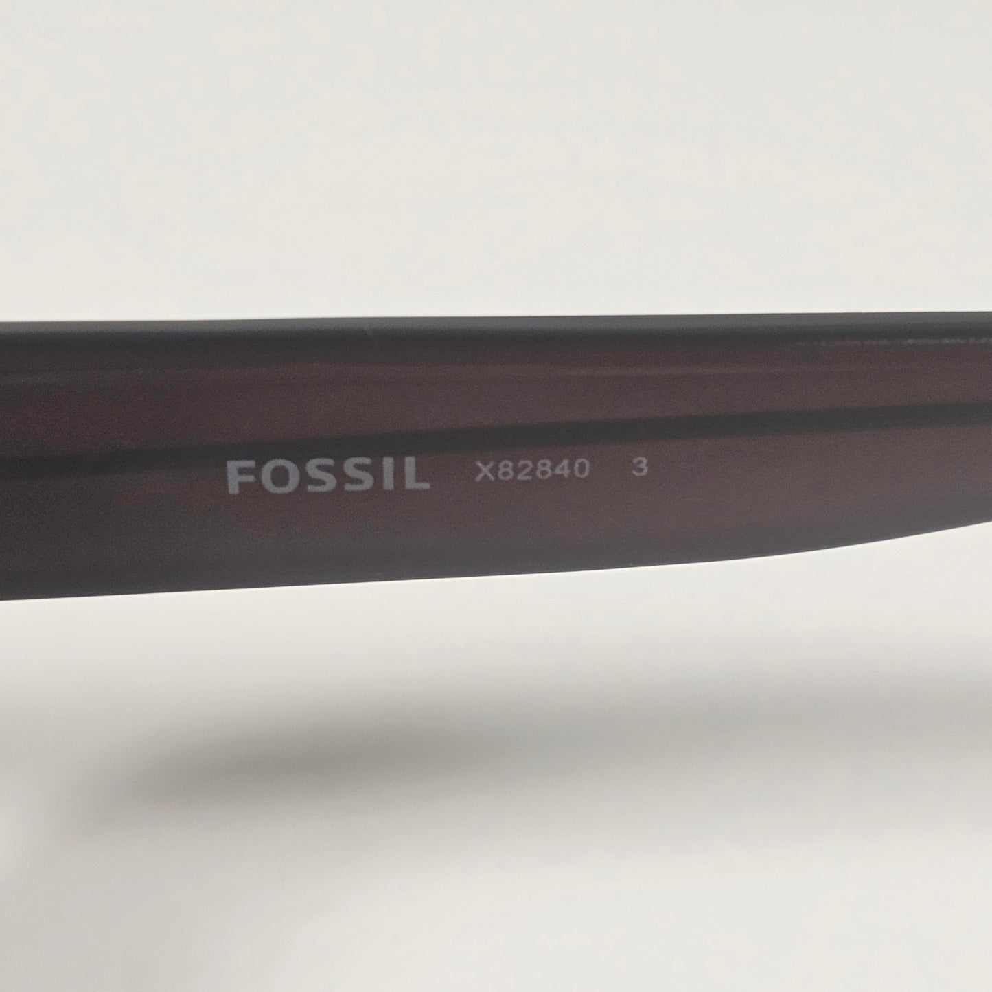 Fossil Cat Eye Cutoff FW261 Sunglasses Dark Brown Frame Brown Gradient Lens 54mm