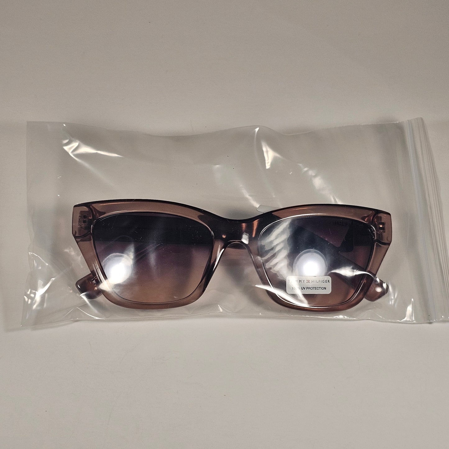 Vince Camuto VC1310 SLV Geometric Sunglasses Silver Frame Blue Tinted Lens