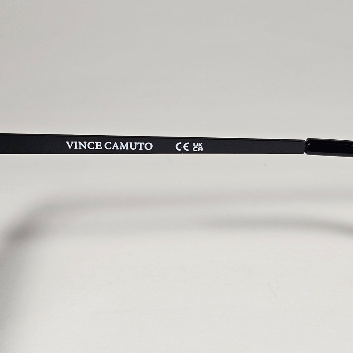 Vince Camuto VC1259 OX Large Square Sunglasses Black Frame Blue Gray Gradient