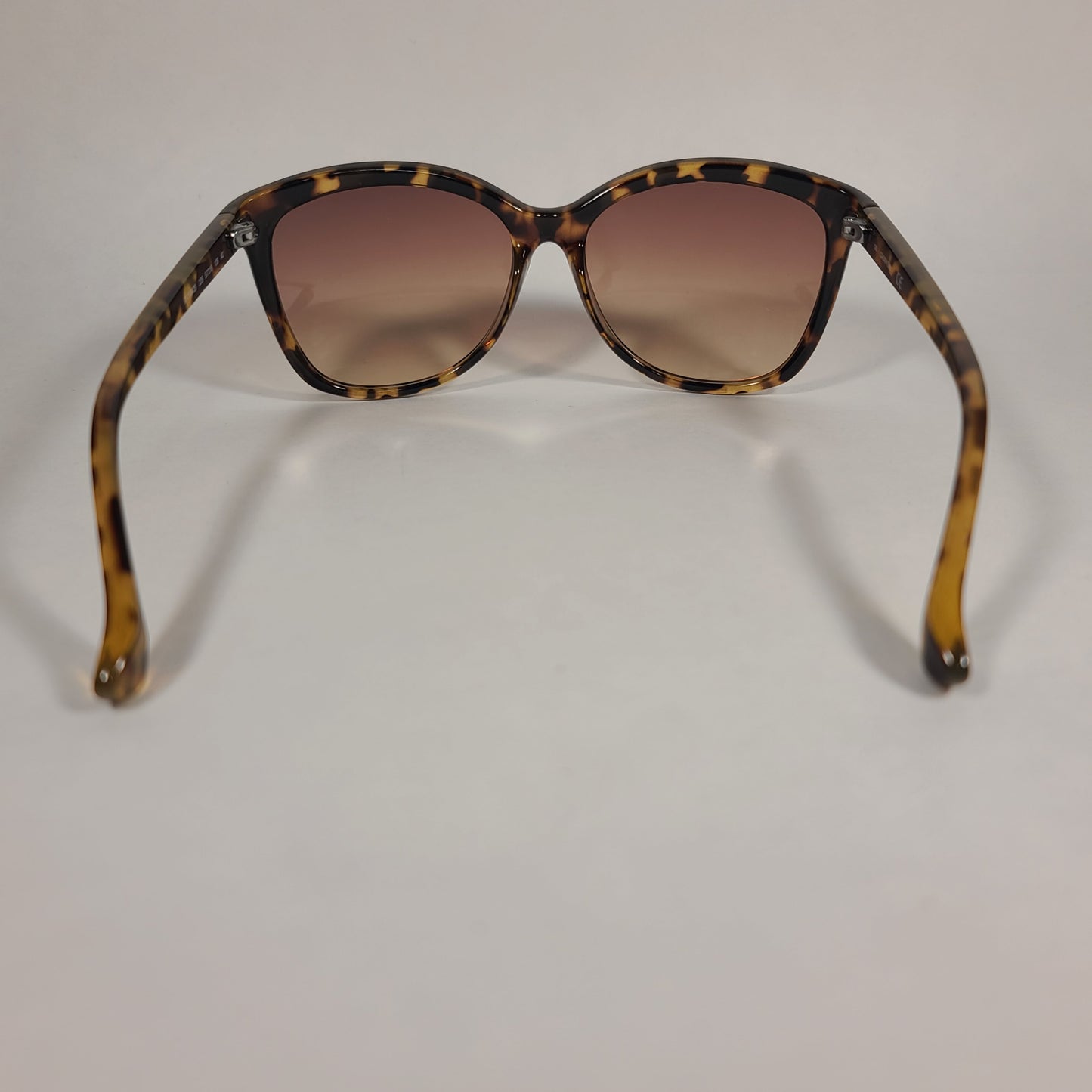 Calvin Klein Cat Eye Sunglasses CK19542S 235 Brown Tortoise Frame Brown Gradient Lens - Sunglasses