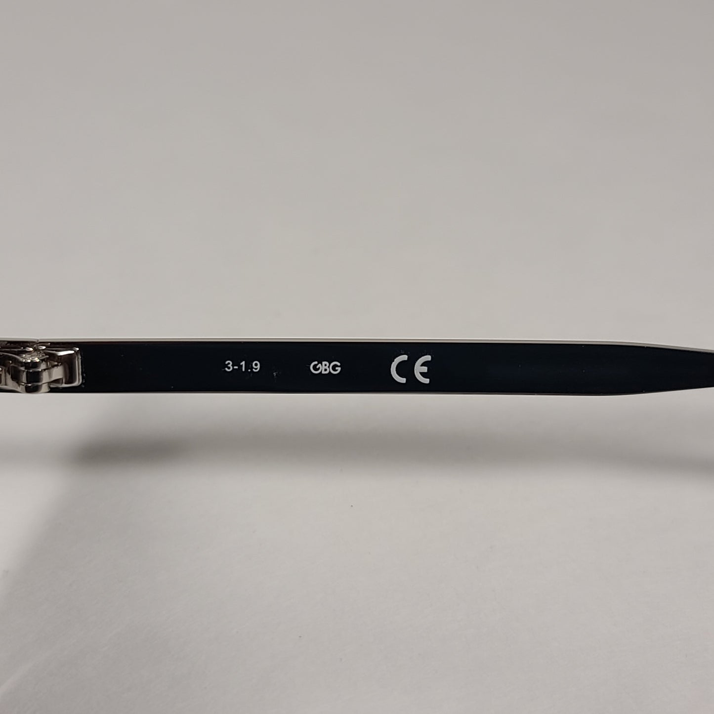 G By Guess Navigator Sunglasses Black And Silver Frame Gray Purple Smoke Gradient Lens GG2162 10B - Sunglasses