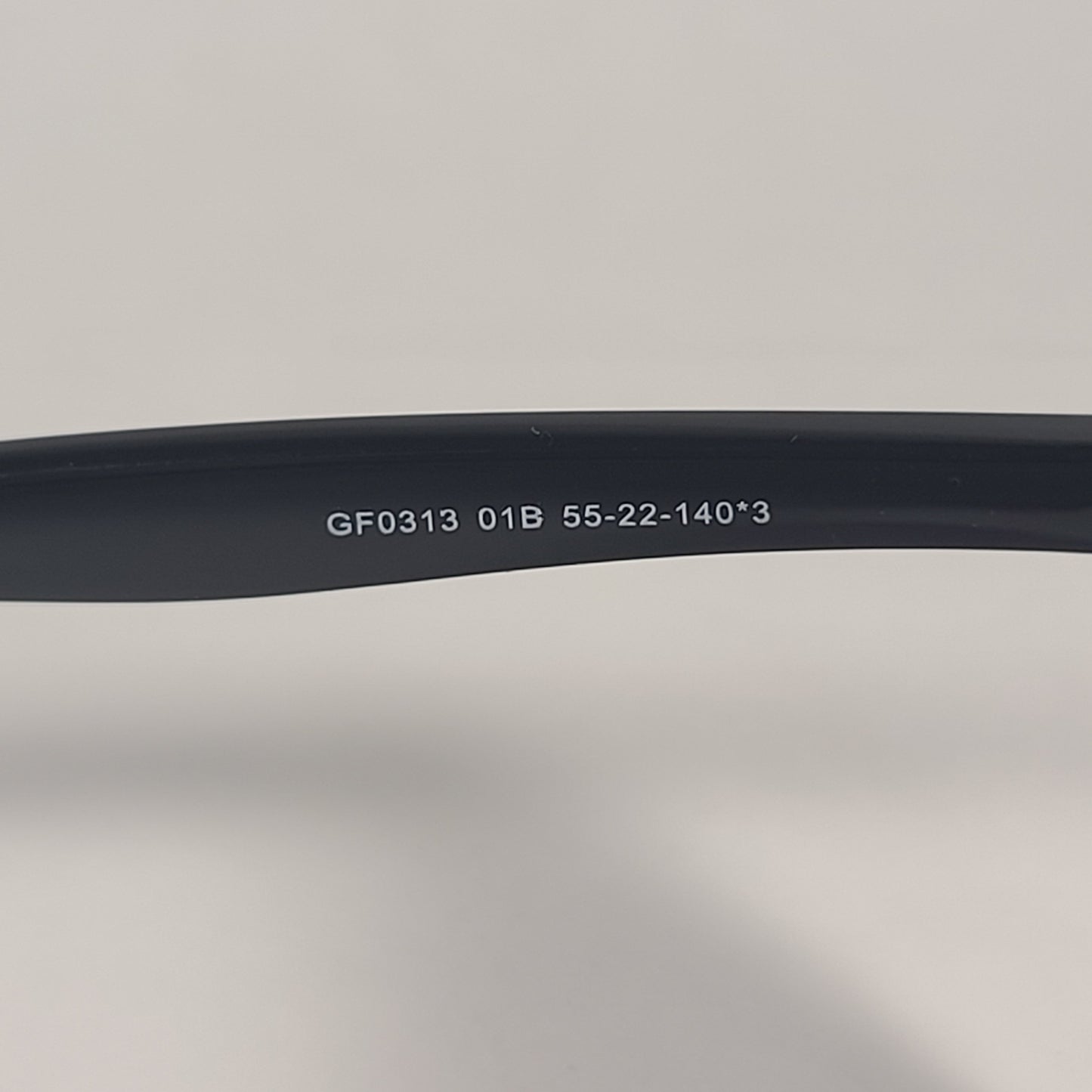 Guess Cat Eye Sunglasses Black Gold Frame Gray Gradient Lens GF0313 01B - Sunglasses