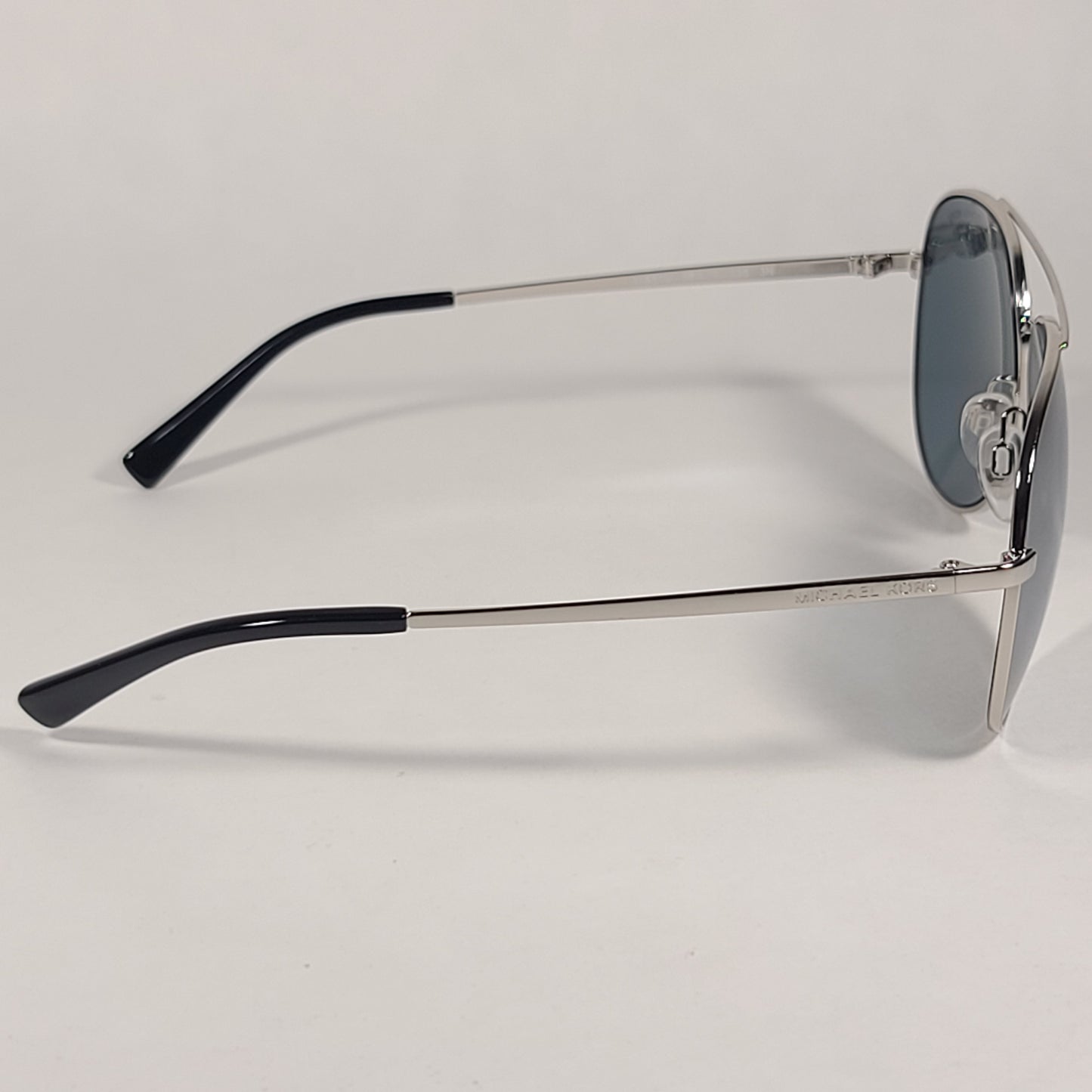 Michael Kors Rodinara Aviator Sunglasses Silver Metal Frame Silver Mirror Lens MK5009 11681U - Sunglasses