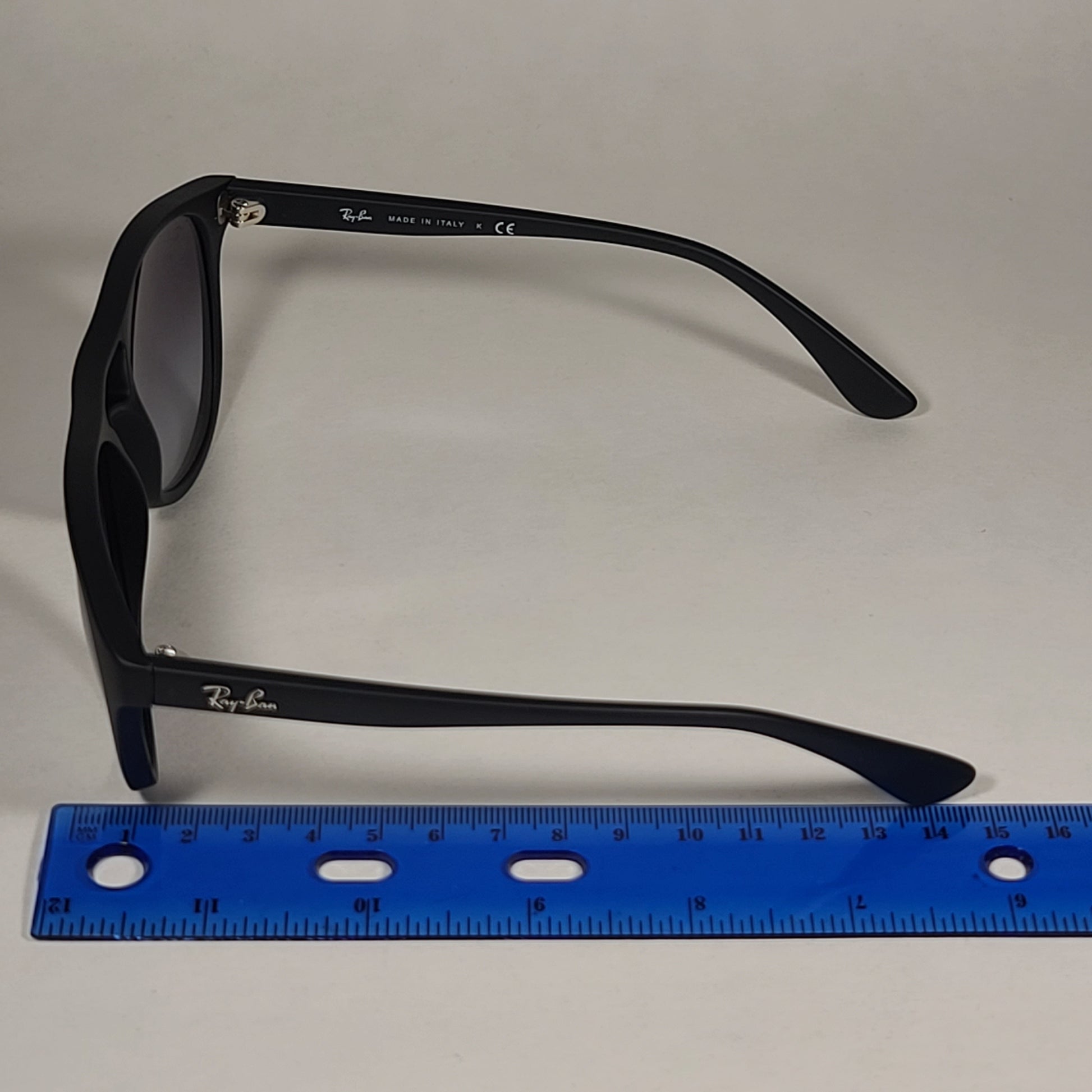 Ray-Ban Brad Round Aviator Sunglasses Matte Black Frame Gray Gradient Lens RB4170 622/8G - Sunglasses