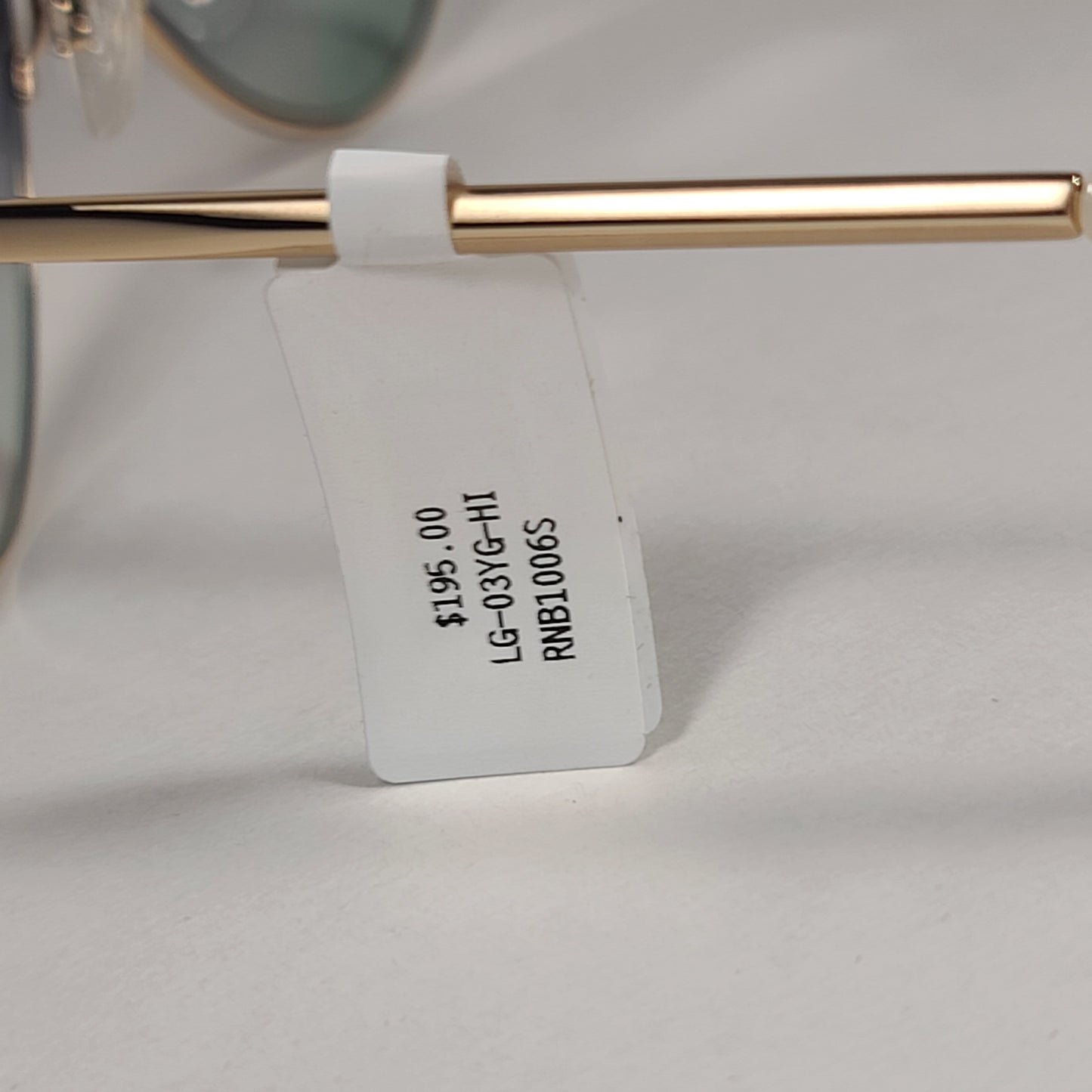 RAG & BONE Aviator Sunglasses Light Gold Frame Purple Flash Gradient Lens RNB1006/S 3YGHI - Sunglasses