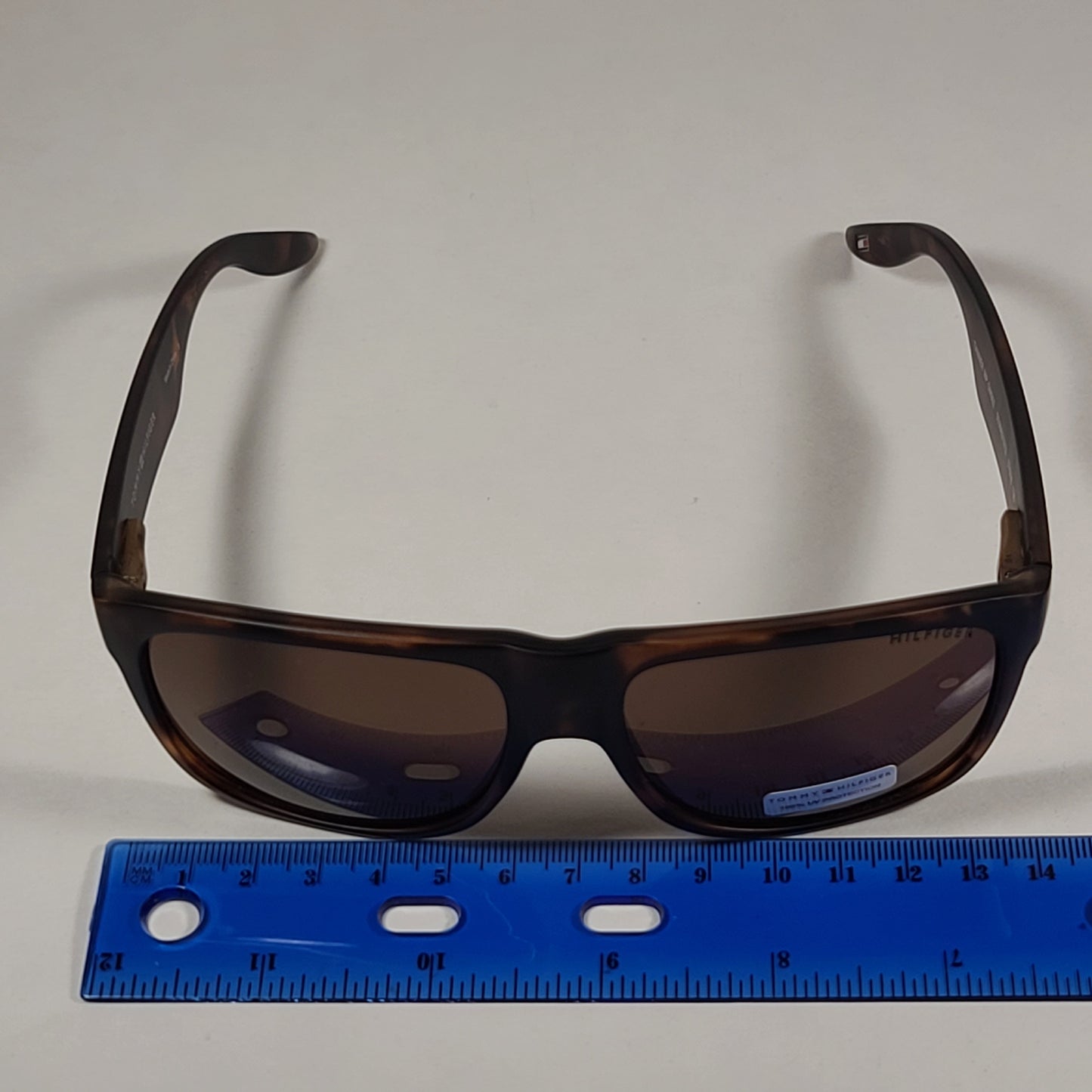 Tommy Hilfiger Tanner Square Sunglasses Brown Tort Havana Brown Lens TANNER MP OM302 - Sunglasses