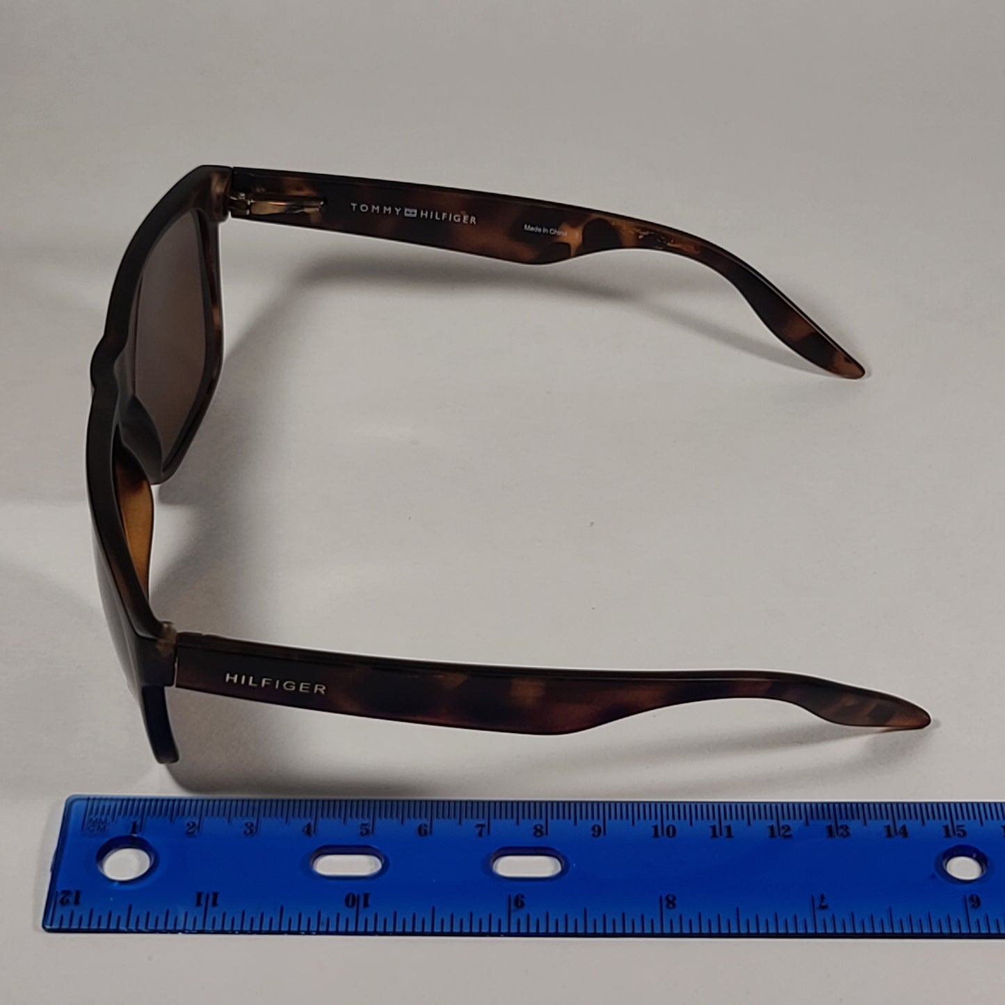 Tommy Hilfiger Tanner Square Sunglasses Brown Tort Havana Brown Lens TANNER MP OM302 - Sunglasses