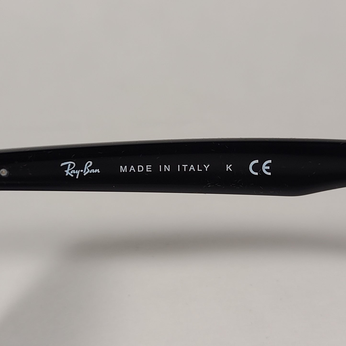 Ray-Ban Small Gatsby Round Sunglasses Shiny Black Frame Gold Trim Green Lens RB4257F 601/71 - Sunglasses