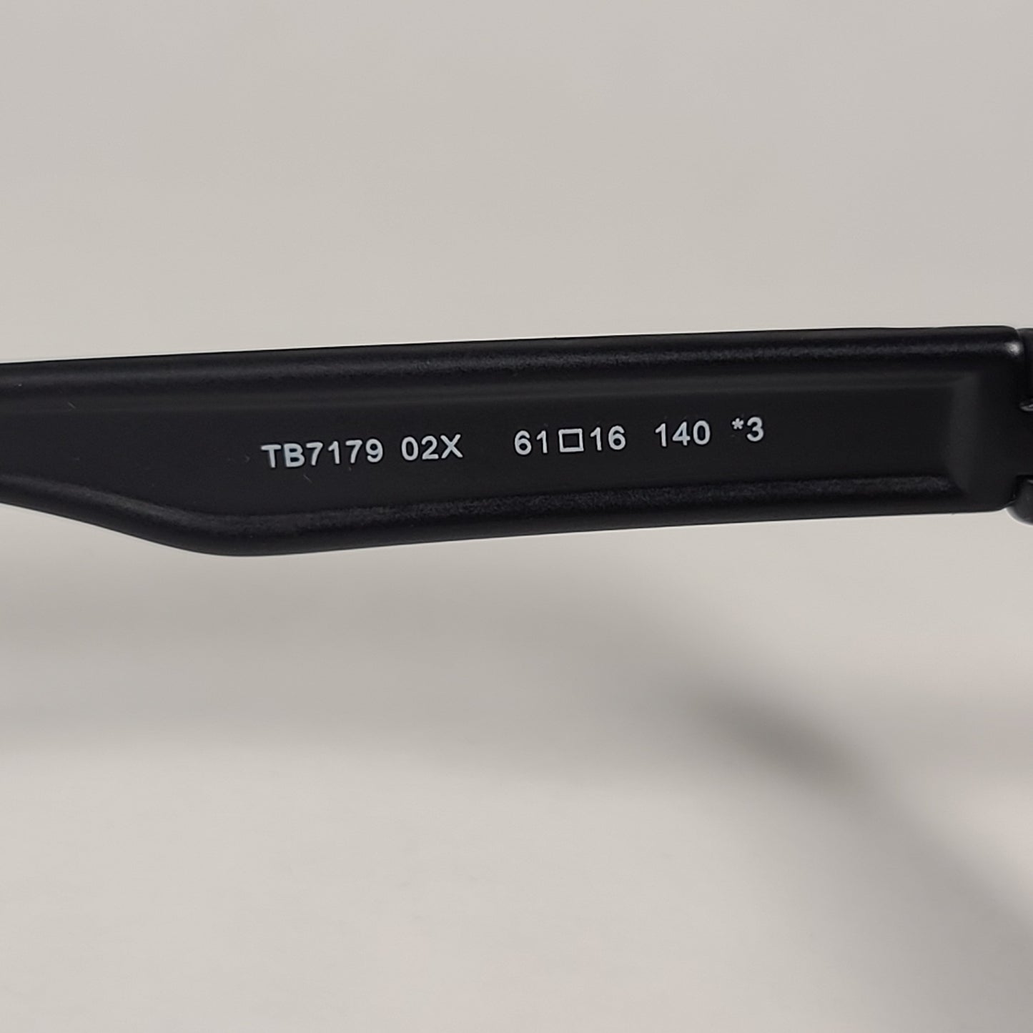 Timberland Rectangle Sunglasses Matte Black Ultraviolet Semi Flash Lens TB7179 02X - Sunglasses
