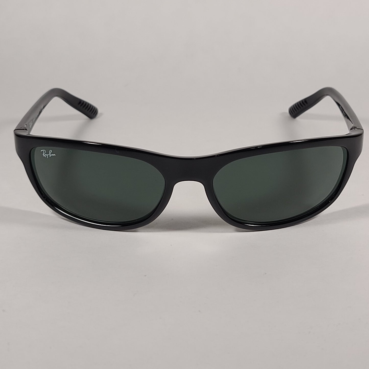 Ray-Ban Predator Active Lifestyle Wrap Sunglasses Matte Black Frame Green Lens RB4114 601/71 - Sunglasses