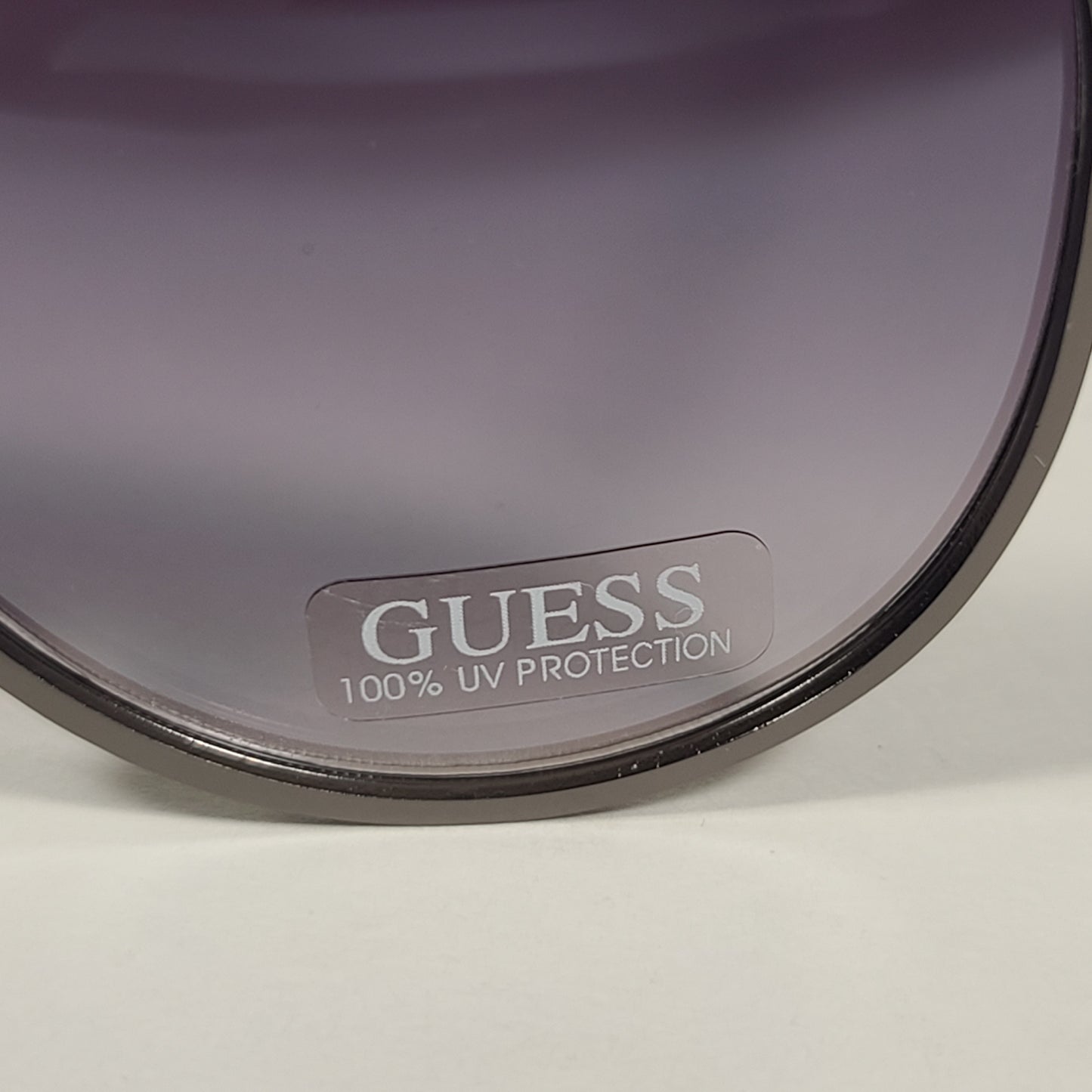 Guess Shield Aviator Sunglasses Gunmetal Frame Gray Gradient Lens GF0199 09B - Sunglasses