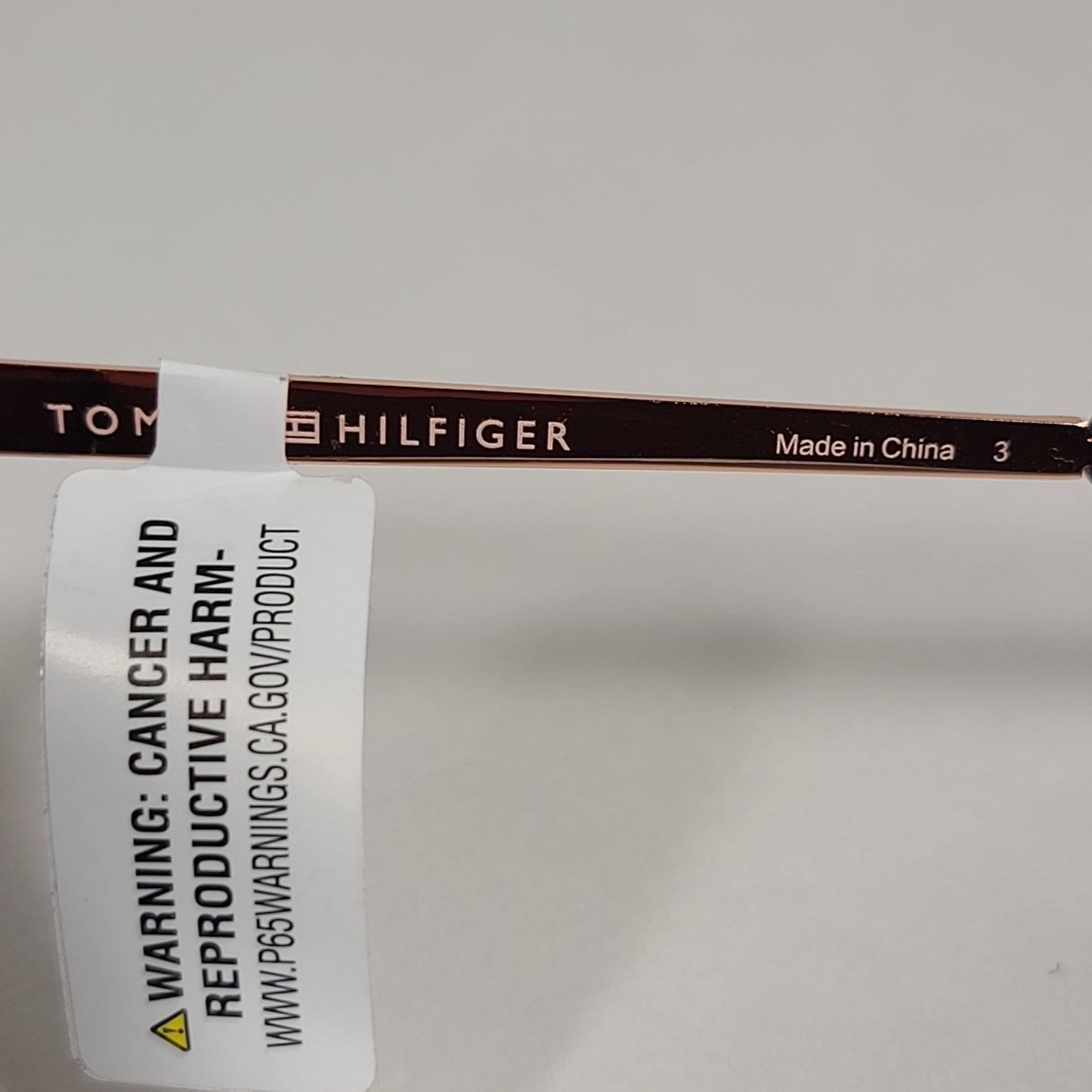 Tommy Hilfiger Tru Round Cateye Sunglasses Black Rose Gold Smoke Gradient Lens - Sunglasses