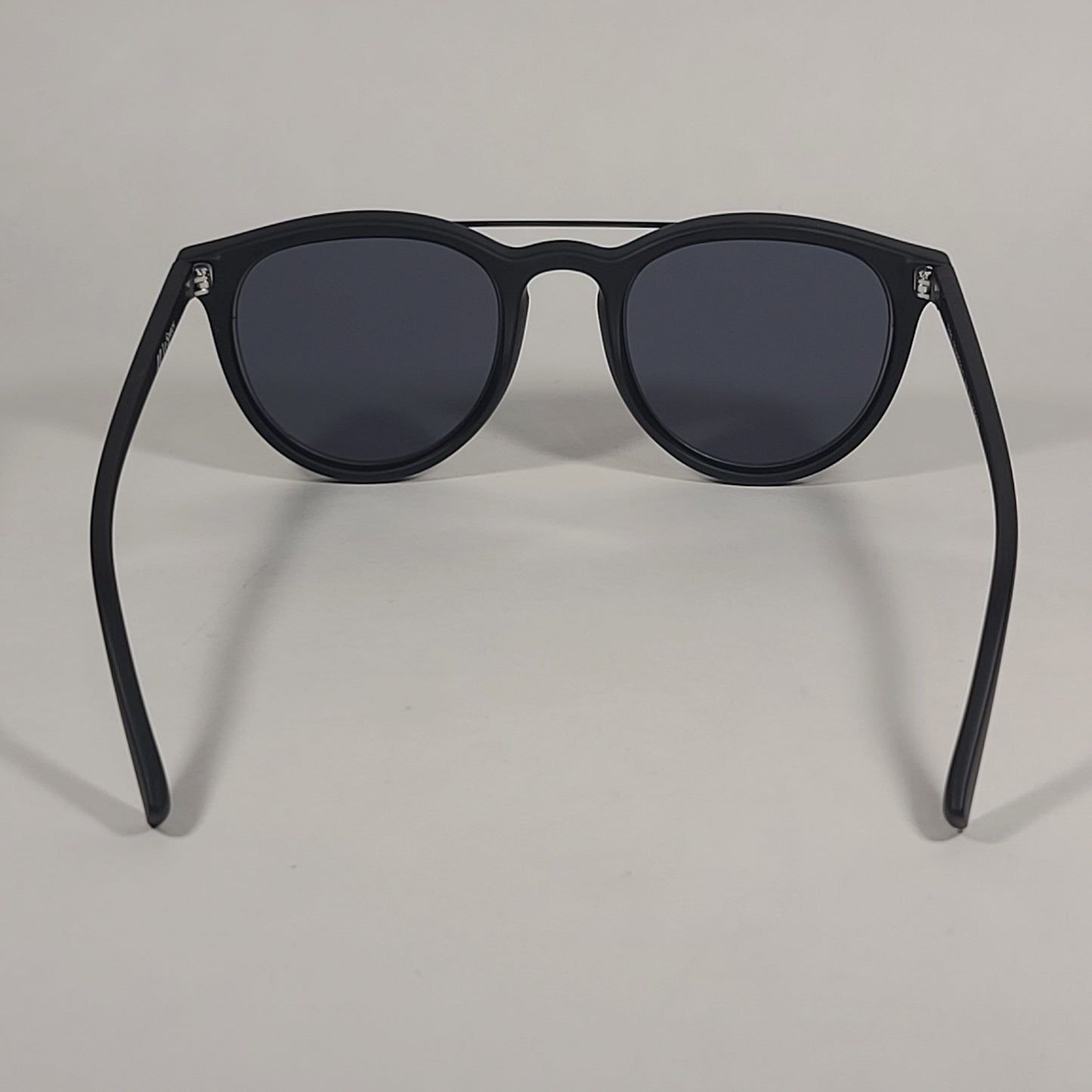 Le Specs Fire Starter Claw Round Sunglasses Matte Black Frame Gray Tinted Lens LSP1902039 - Sunglasses