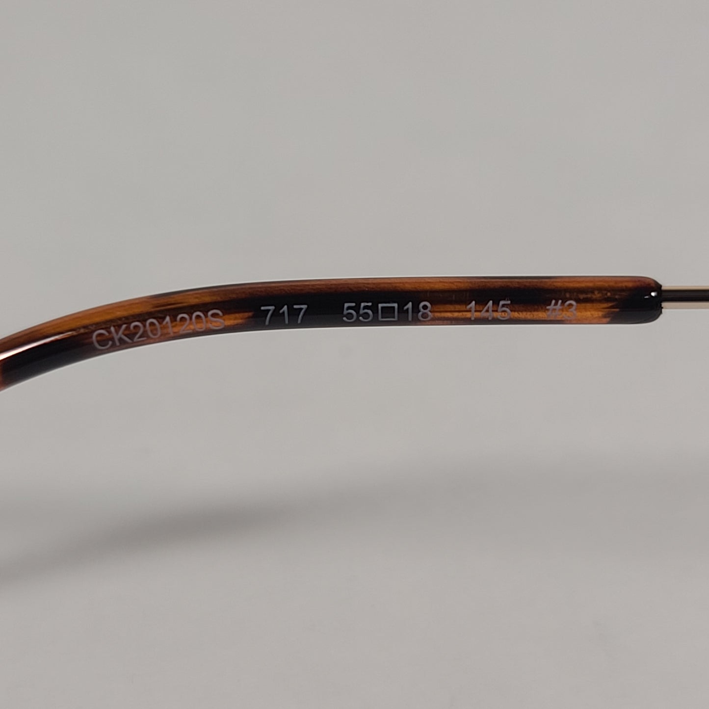 Calvin Klein CK20120S 717 Aviator Pilot Sunglasses Gold Frame Green Tinted Lens - Sunglasses