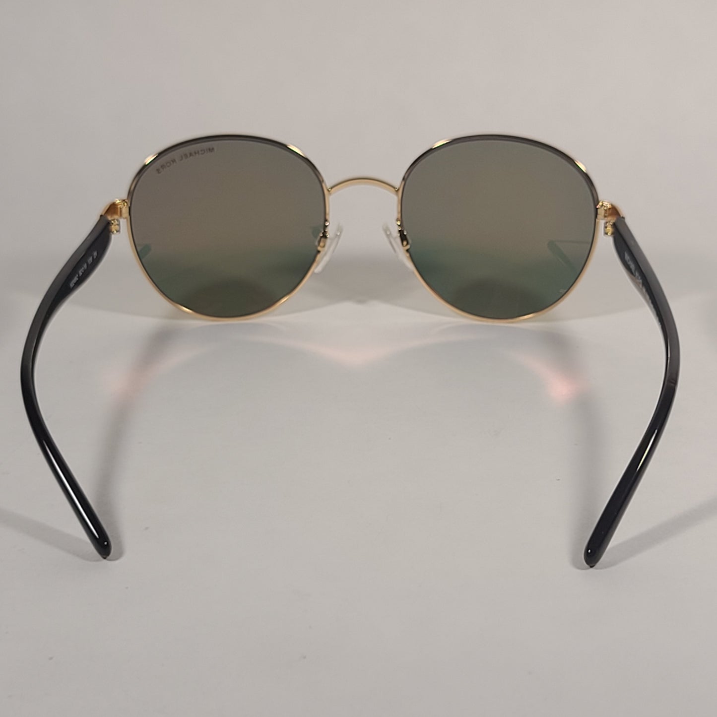 Michael Kors Sadie III Round Sunglasses Tortoise Frame Orange Mirror Lens MK1007 10246Q - Sunglasses