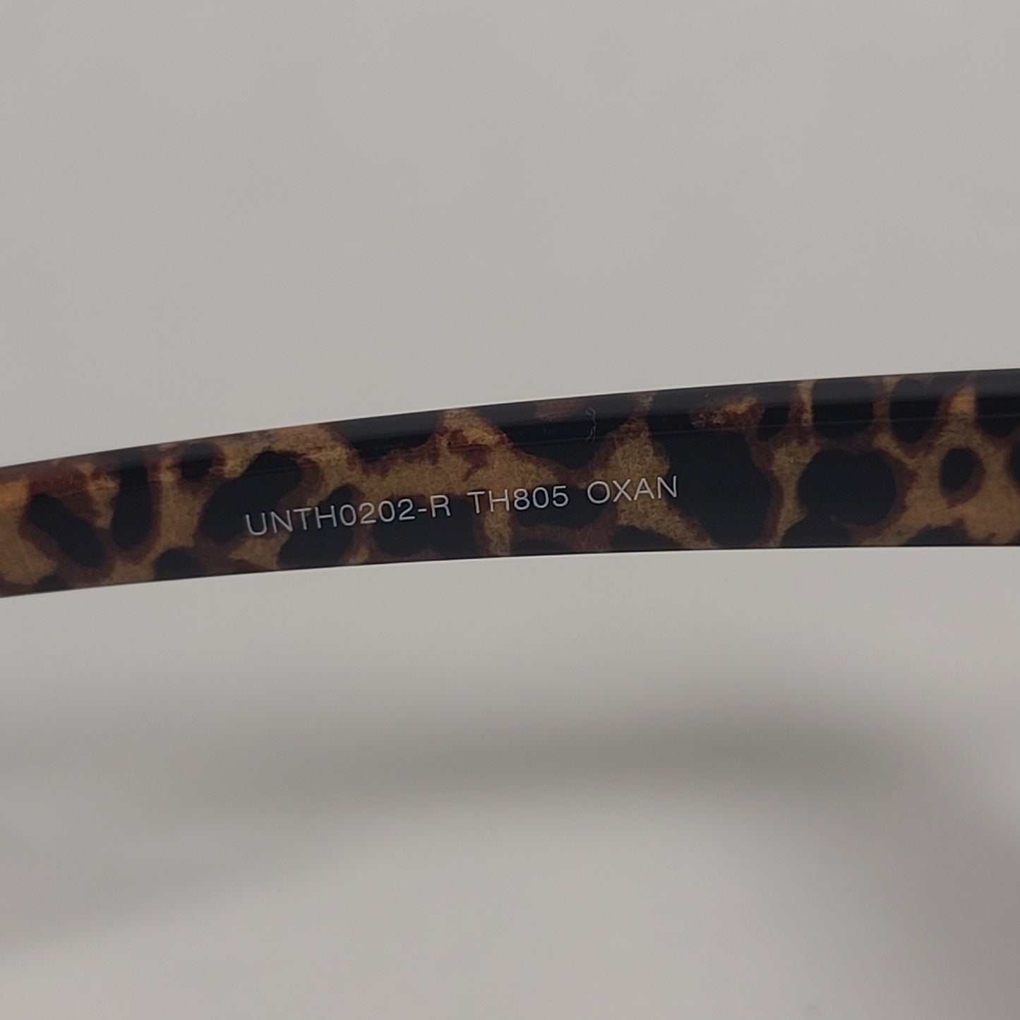 Tahari Butterfly Sunglasses Black / Animal Print Frame Gray Gradient Lens TH805 OXAN - Sunglasses