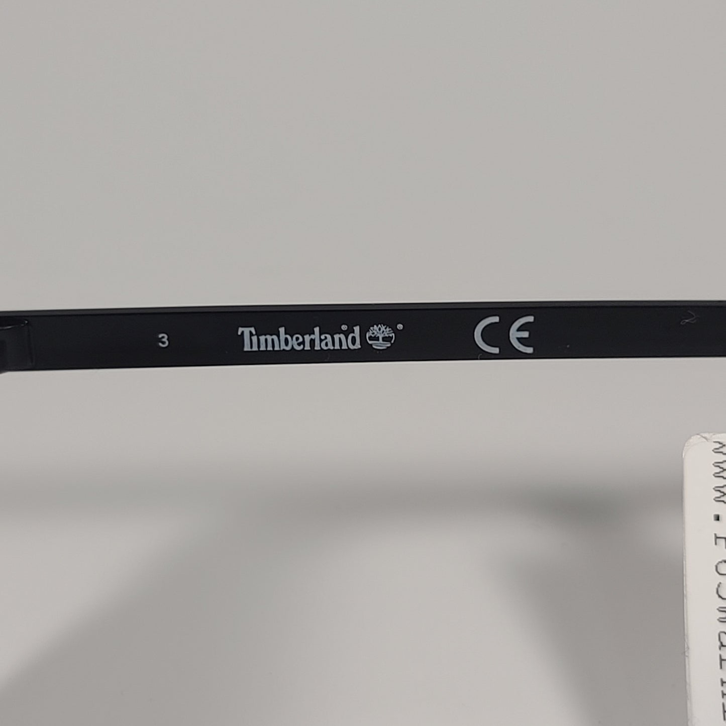 Timberland Rectangle Sunglasses Black Frame Blue Mirror Lens TB7175 01X - Sunglasses