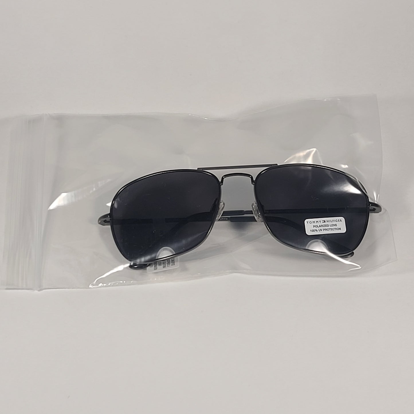 Tommy Hilfiger Loki Navigator Polarized Sunglasses Gunmetal Frame Gray Lens LOKI MM OM568P - Sunglasses