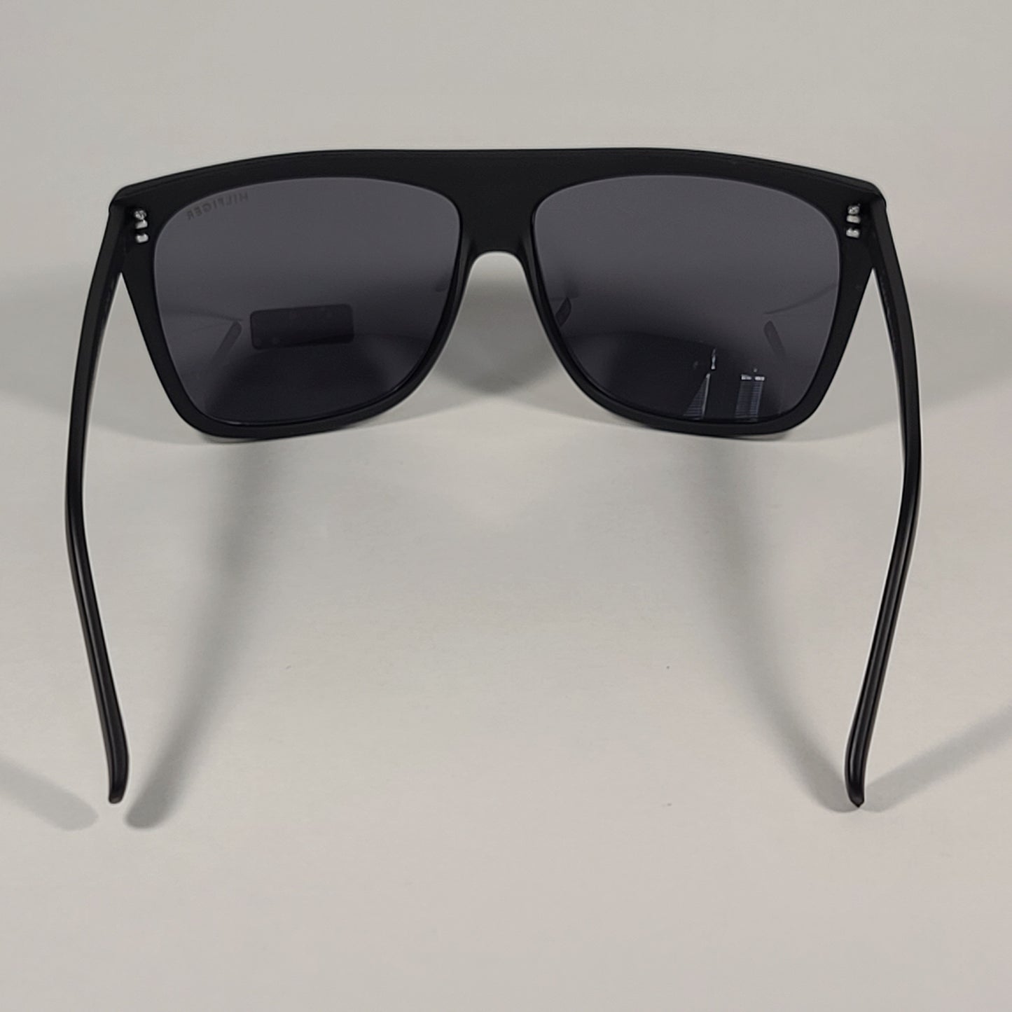 Authentic Tommy Hilfiger Mickey Square Sunglasses Matte Black Frame Gray Lens MICKEY MP OM599 - Sunglasses