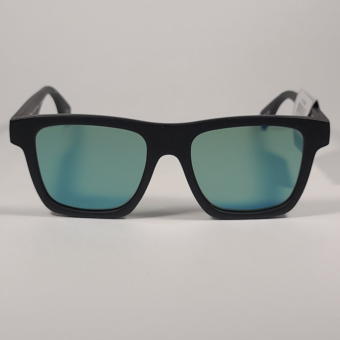 Le Specs Grassy Knoll Rectangle Sunglasses Le Sustain Black Grass / Blue Green Mirror LSU2029503