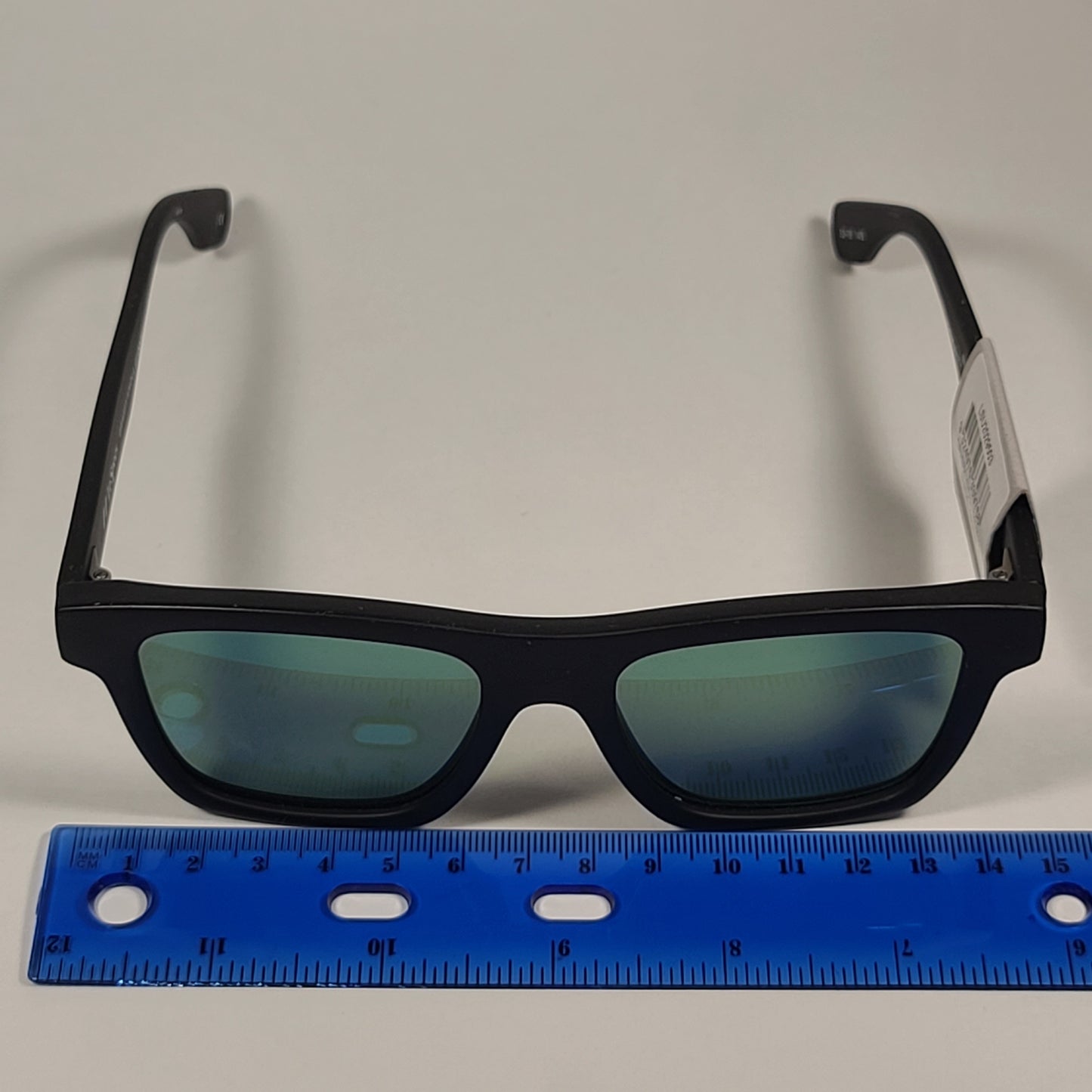 Le Specs Grassy Knoll Rectangle Sunglasses Le Sustain Black Grass / Blue Green Mirror LSU2029503
