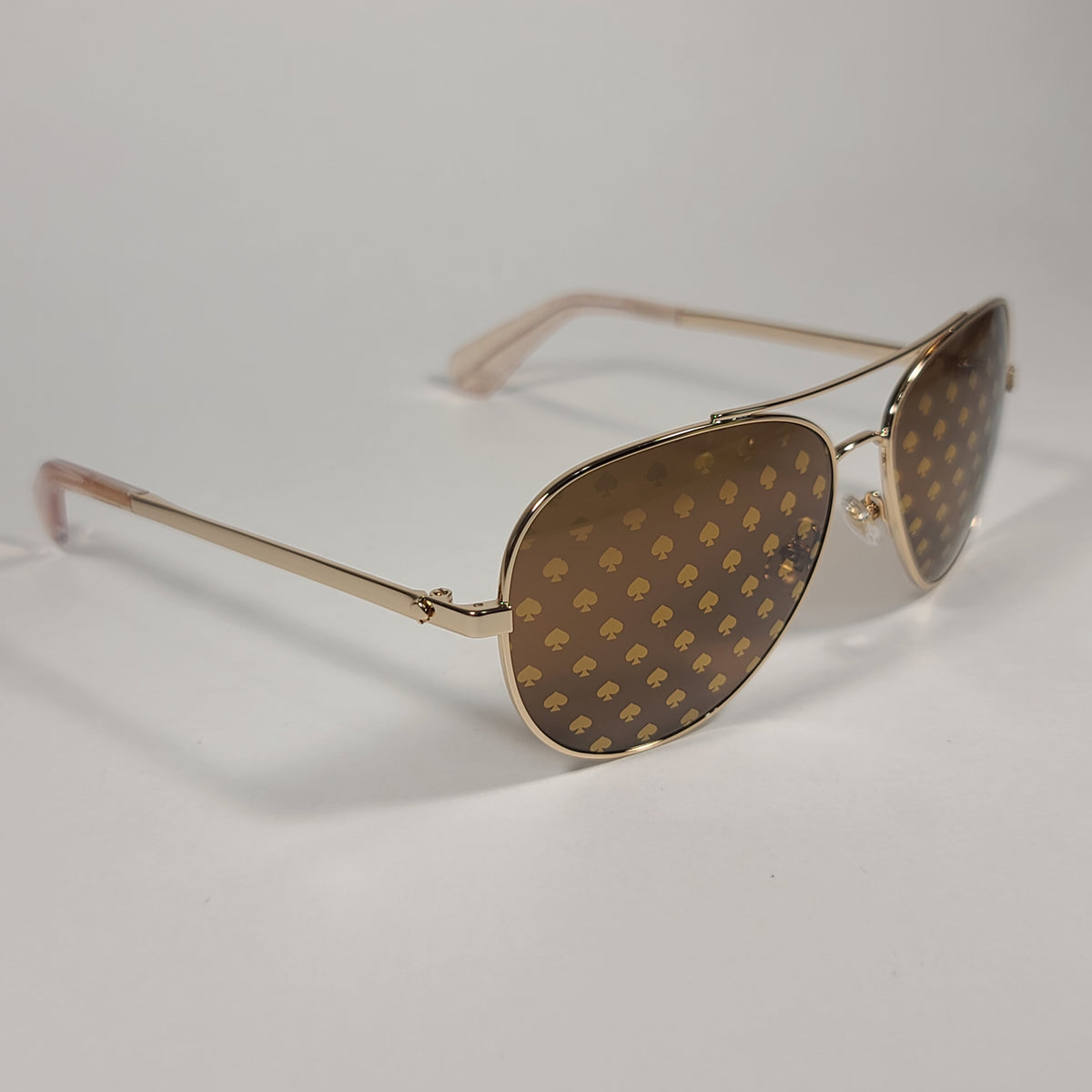 Aviator sunglasses Kate Spade Gold in Metal - 27088283