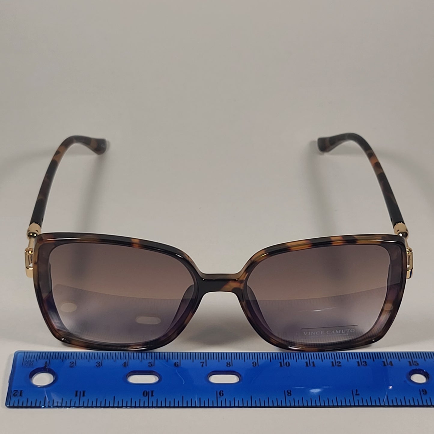 Vince Camuto VC963 TS Butterfly Sunglasses Brown Tortoise Frame Light Brown Gradient Lens - Sunglasses