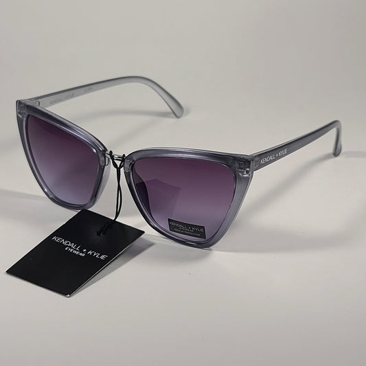 Kendall + Kylie Clara KK5127 035 Cat Eye Sunglasses Gray Purple Frame And Gradient Lens - Sunglasses