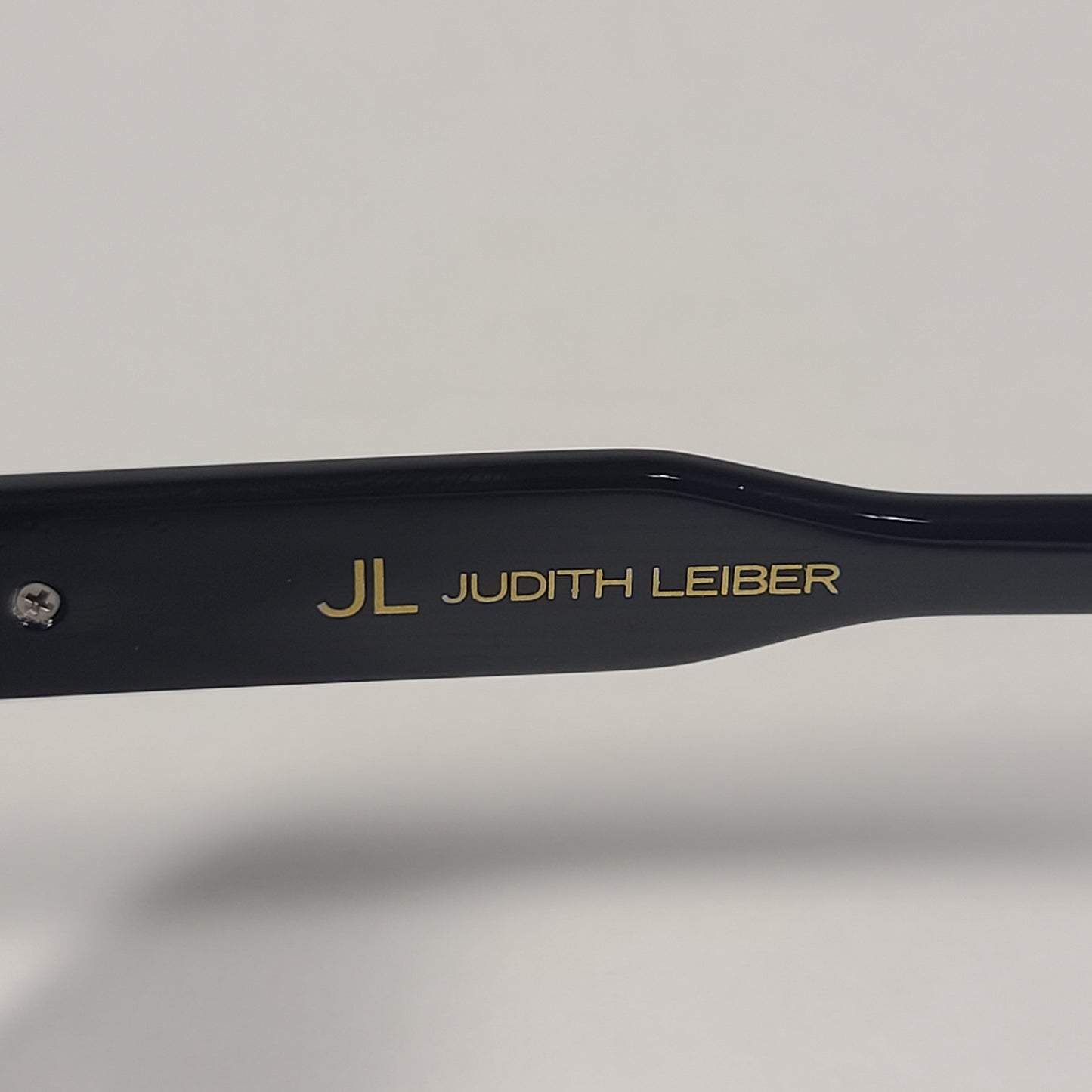 JL By Judith Leiber Dahlia Square Sunglasses Black Frame Gray Tinted Lens - Sunglasses