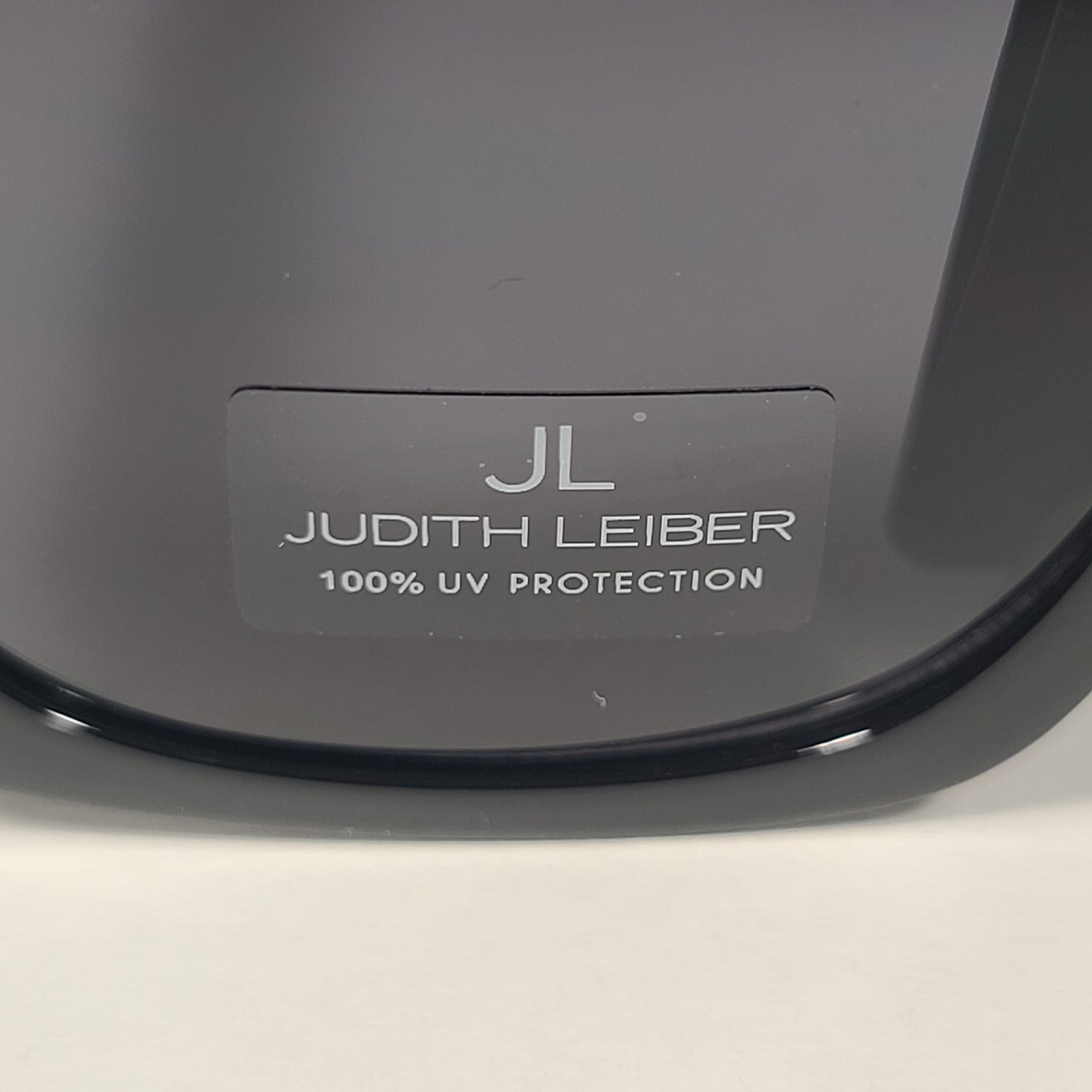 JL By Judith Leiber Dahlia Square Sunglasses Black Frame Gray Tinted Lens - Sunglasses
