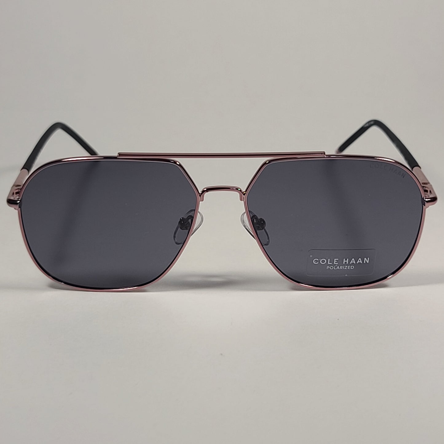 Cole Haan Polarized Navigator Sunglasses Brown Bronze Frame Gray Lens CH6077 200 BROWN - Sunglasses