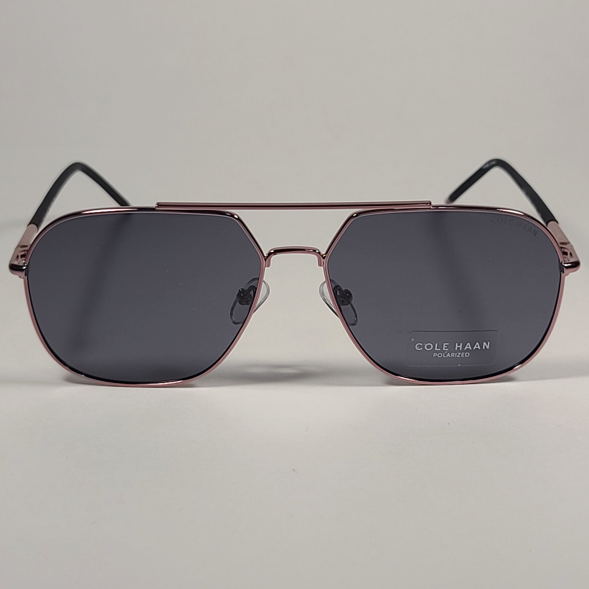 Cole Haan Polarized Navigator Sunglasses Brown Bronze Frame Gray Lens CH6077 200 BROWN - Sunglasses