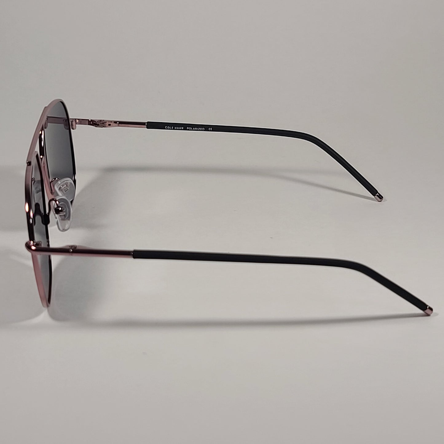 Cole Haan Polarized Navigator Sunglasses Brown Bronze Frame Gray Lens CH6077 200 BROWN - Sunglasses