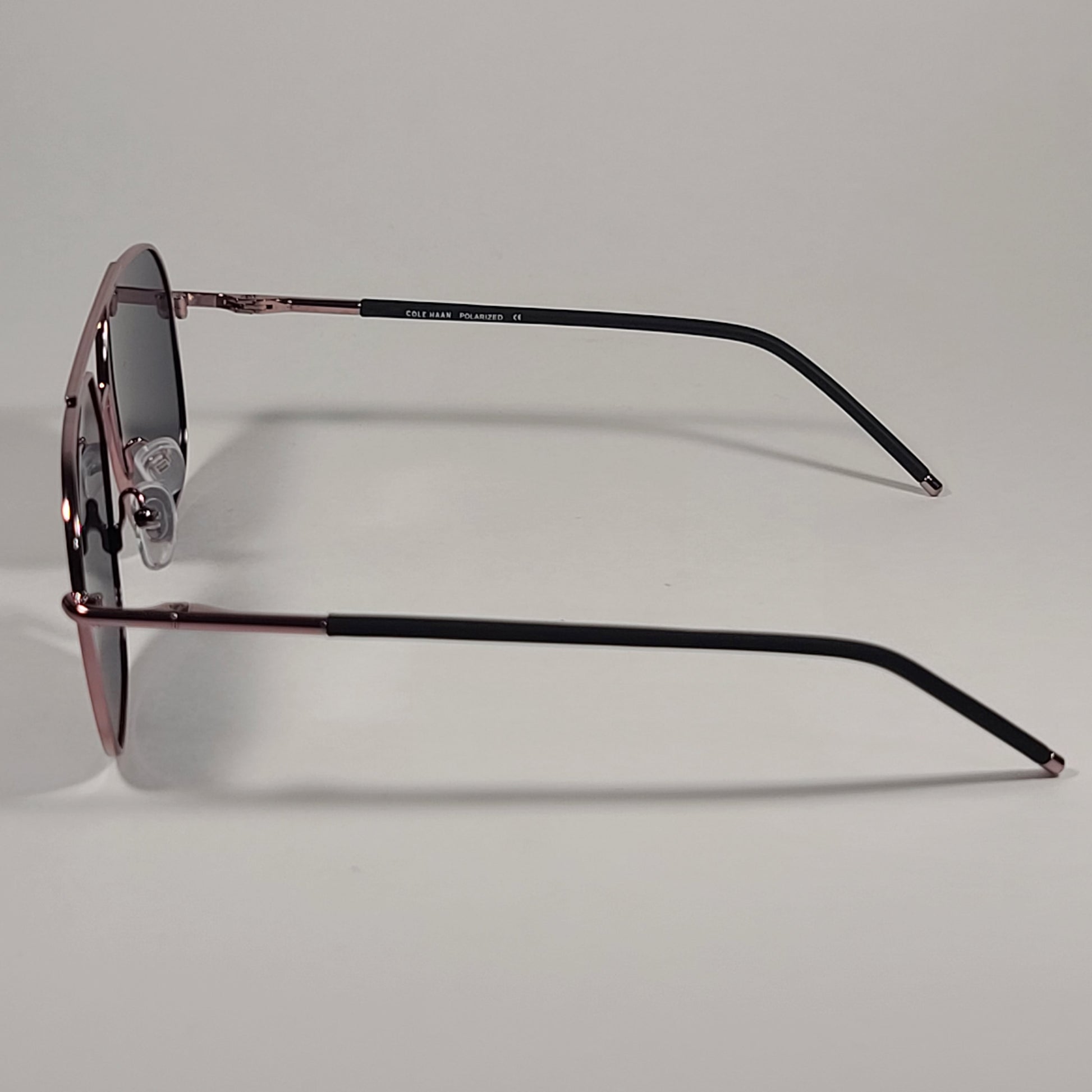 Cole Haan Polarized Navigator Sunglasses Brown Bronze Frame Gray Lens CH6077 200 BROWN - Sunglasses