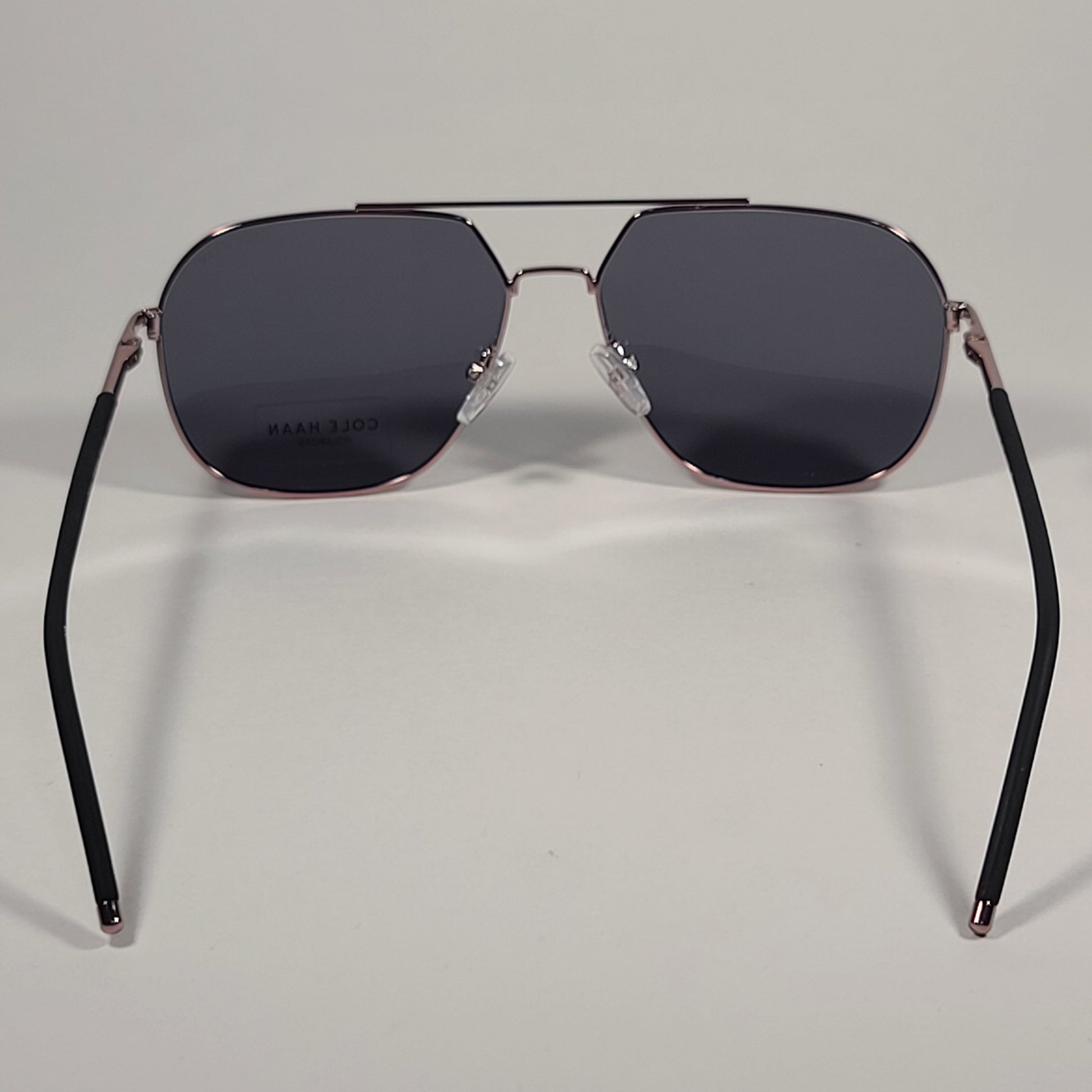 Cole Haan Polarized Navigator Sunglasses Brown Bronze Frame Gray Lens CH6077 200 BROWN - Sunglasses