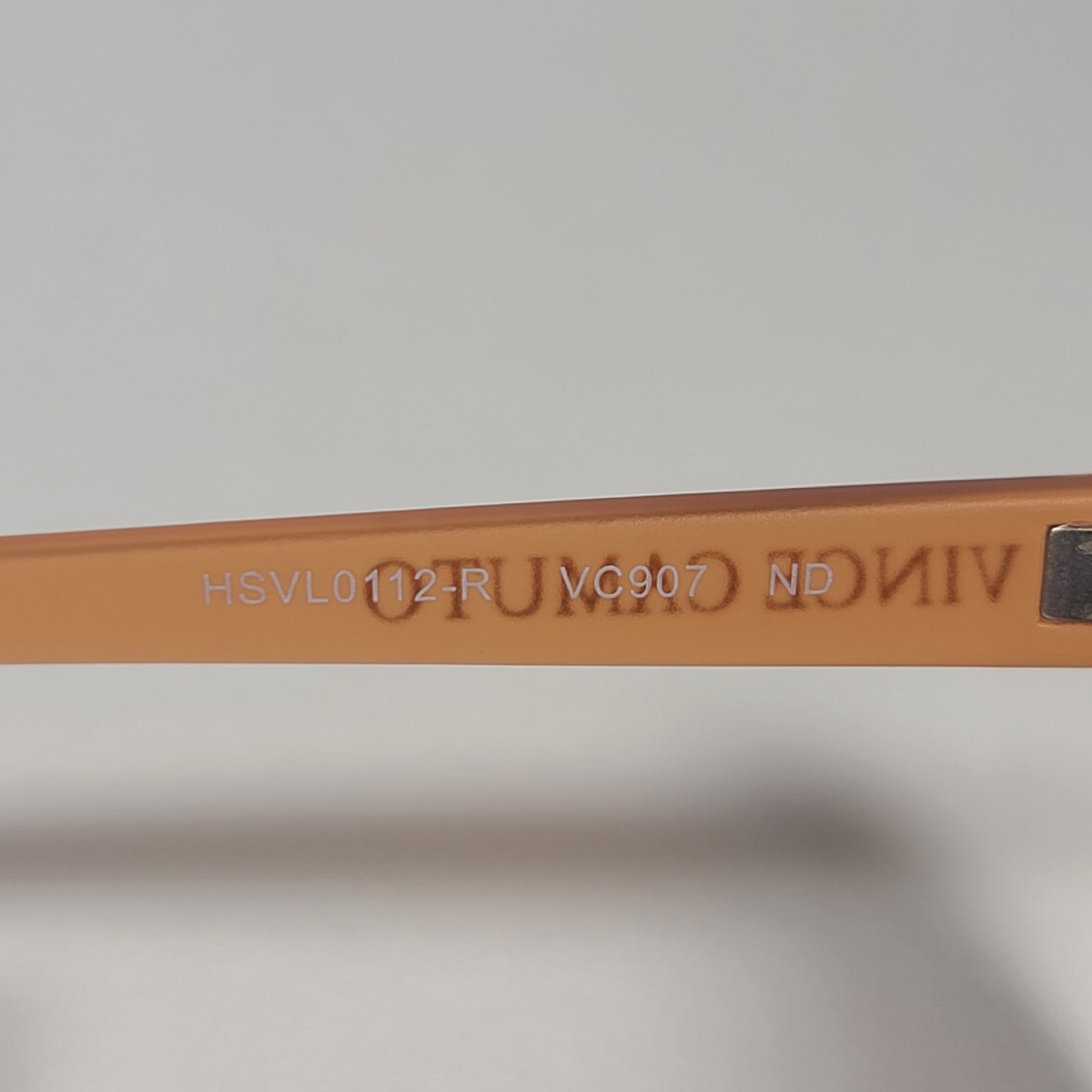 Vince Camuto VC907 ND Rimless Cat Eye Sunglasses Nude Orange Brown Yellow Gradient Lens - Sunglasses