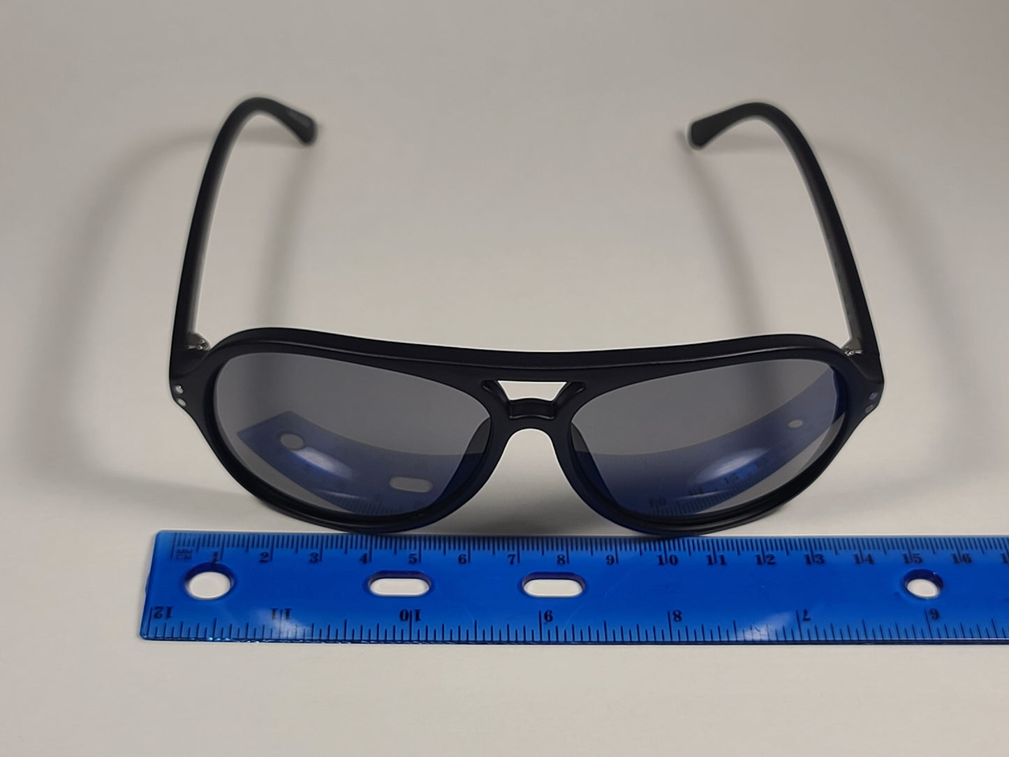 Calvin Klein CK19532S 001 Turbo Aviator Sunglasses Matte Black Frame Gray Lens - Sunglasses