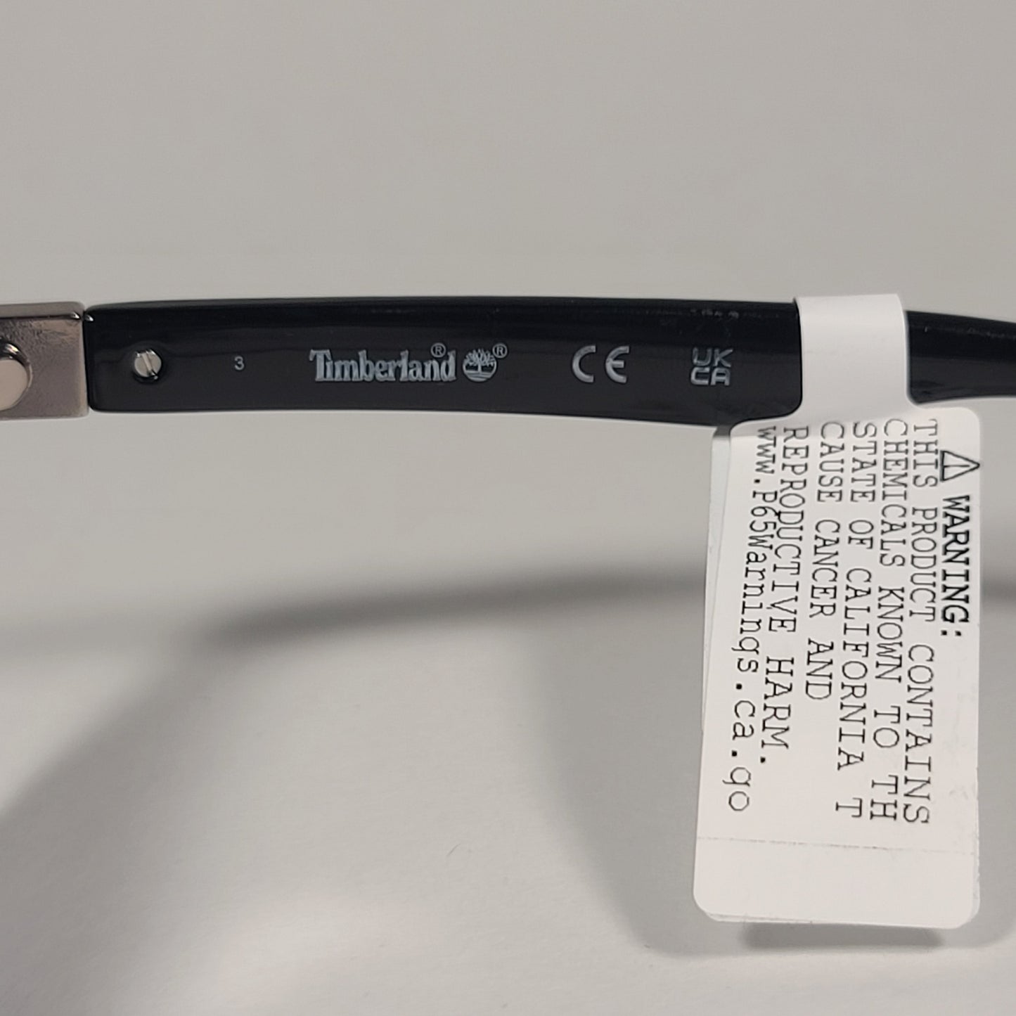 Timberland Square Sunglasses Shiny Black Frame Gray Lens TB7154 01A - Sunglasses